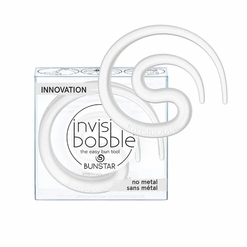 Invisibobble Bunstar Chignon Magique Ice lady X2 - Accessoires de Coiffure Pratique pour Faire des Chignons - Accessoire Chignon Forte et Confortable