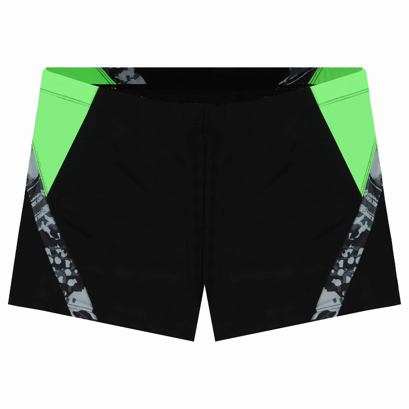 Short de Bain pour Garçon, Maillot de Bain Vintage Enfant, Boxer Shorts, Impression Séchage Rapide Plage Maillots de Bain de 6 à 12 Ans Garçon de 128-164 cm de Haut, Bleu/Noir