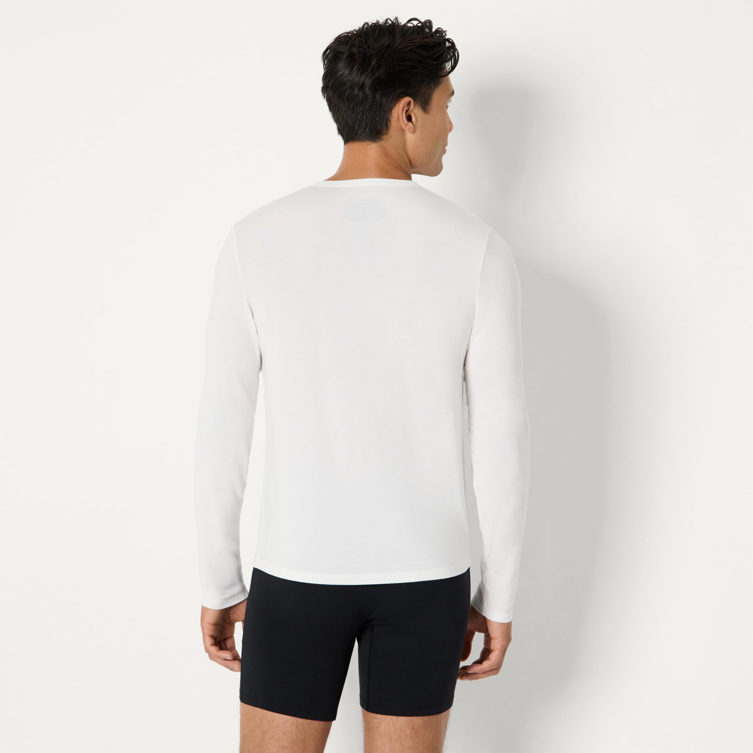 Men's Long-Sleeve Modal Crewneck Base Layer
