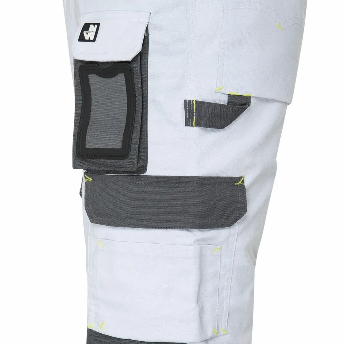 North Ways Pantalon De Travail Multipoches Cary Blanc