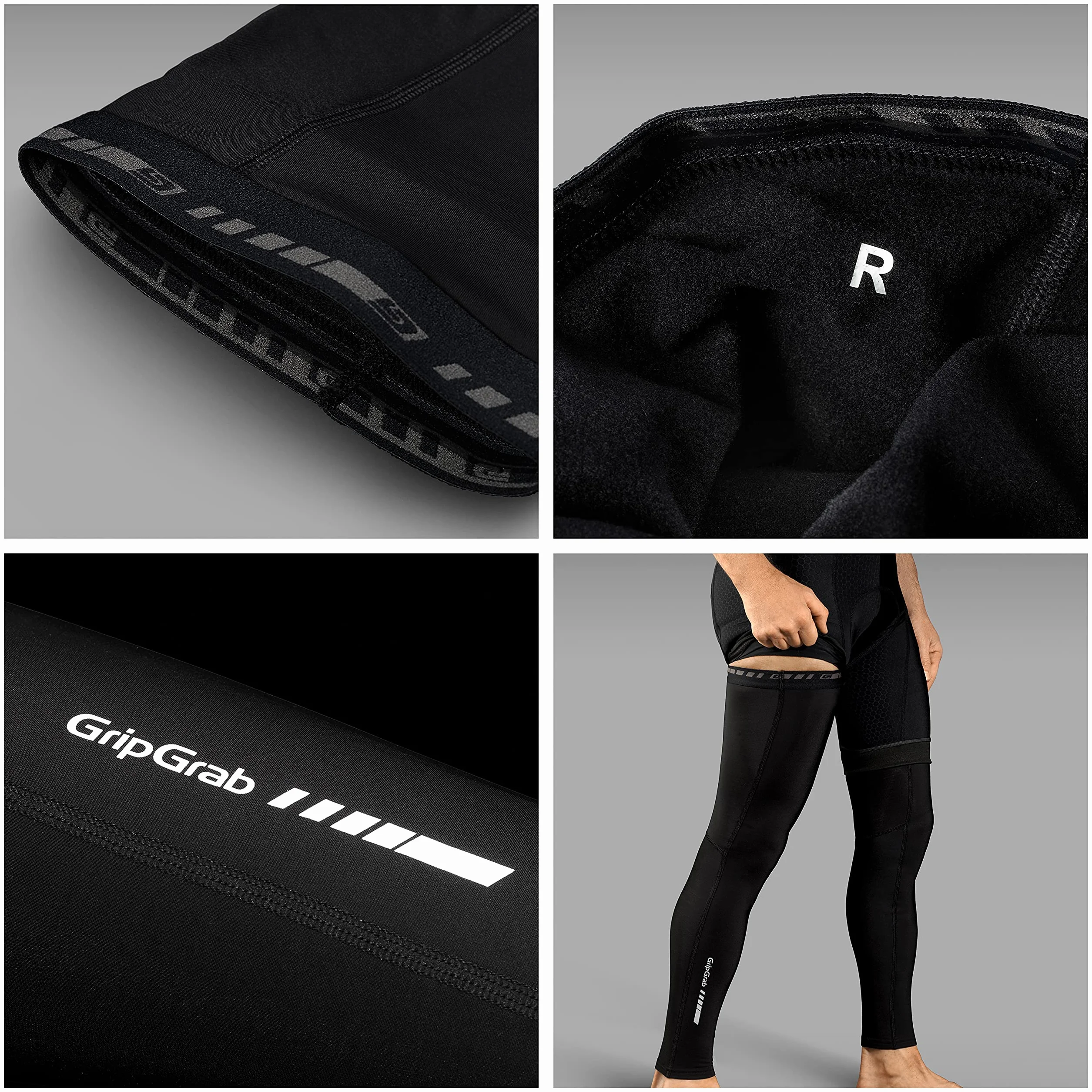 GripGrab Jambières Cycliste Thermiques Classic Hiver Vélo Course VTT