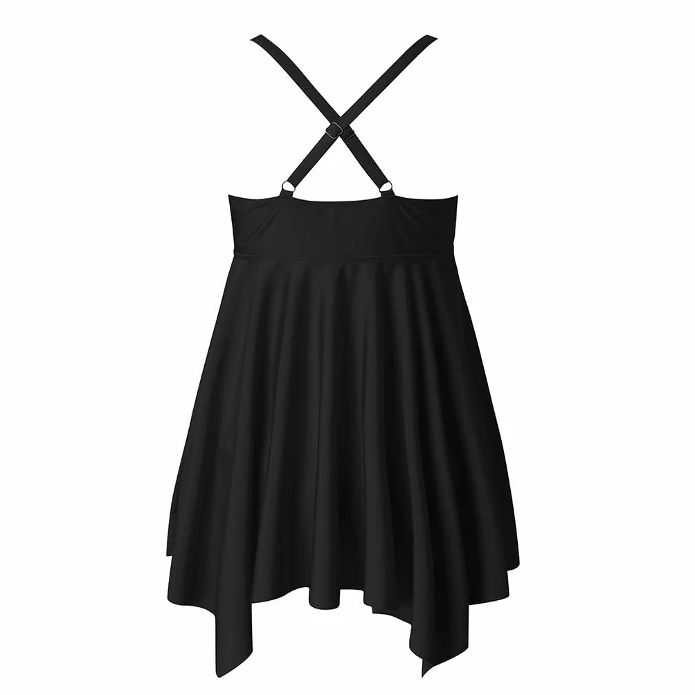 Maillot de bain pour femme enceinte Tankini pour femme enceinte Robe de grossesse rétro Contrôle du ventre Mode de grossesse réglable Maillot de bain 2 pièces Grande taille Tankini de