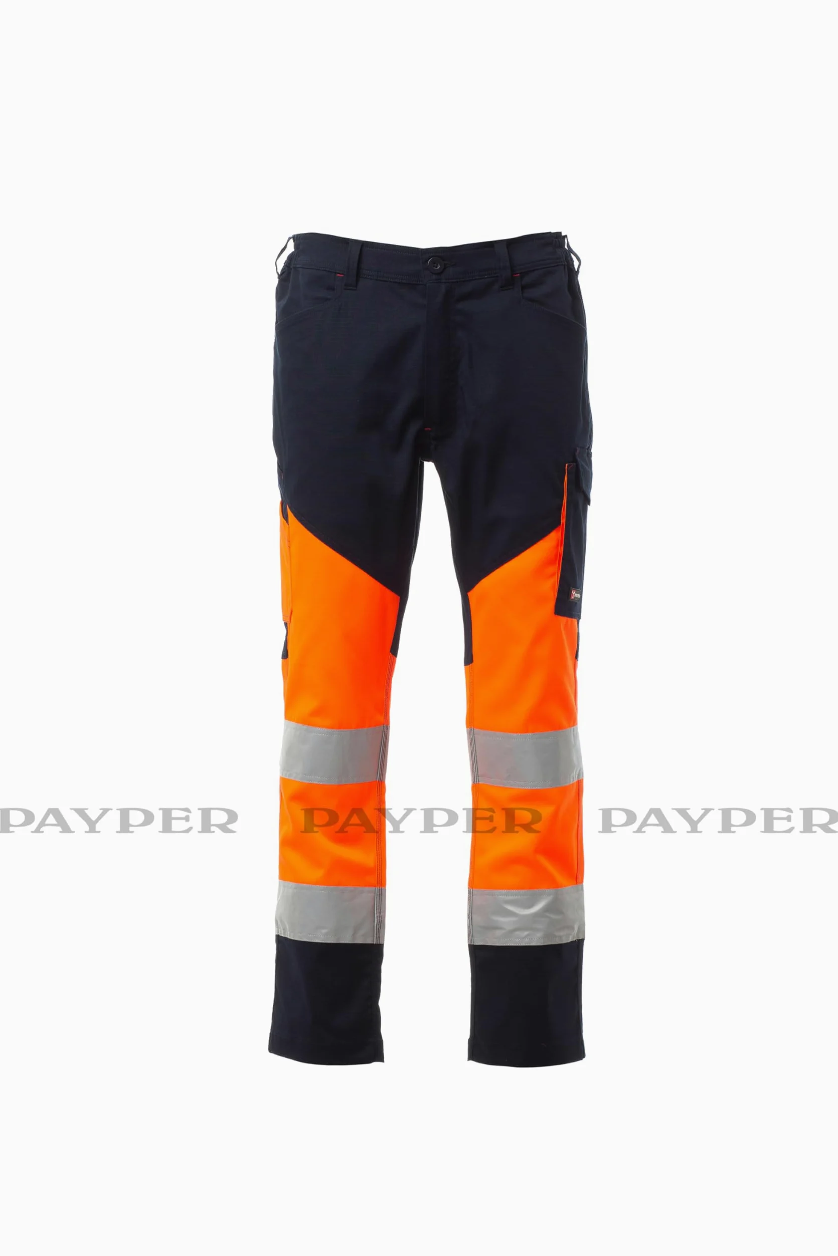 PAYPER Pantalon de travail haute visibilité d'été unisexe bicolore 64% PL 33% CO 210gr Classe2 WORKING SUMMER