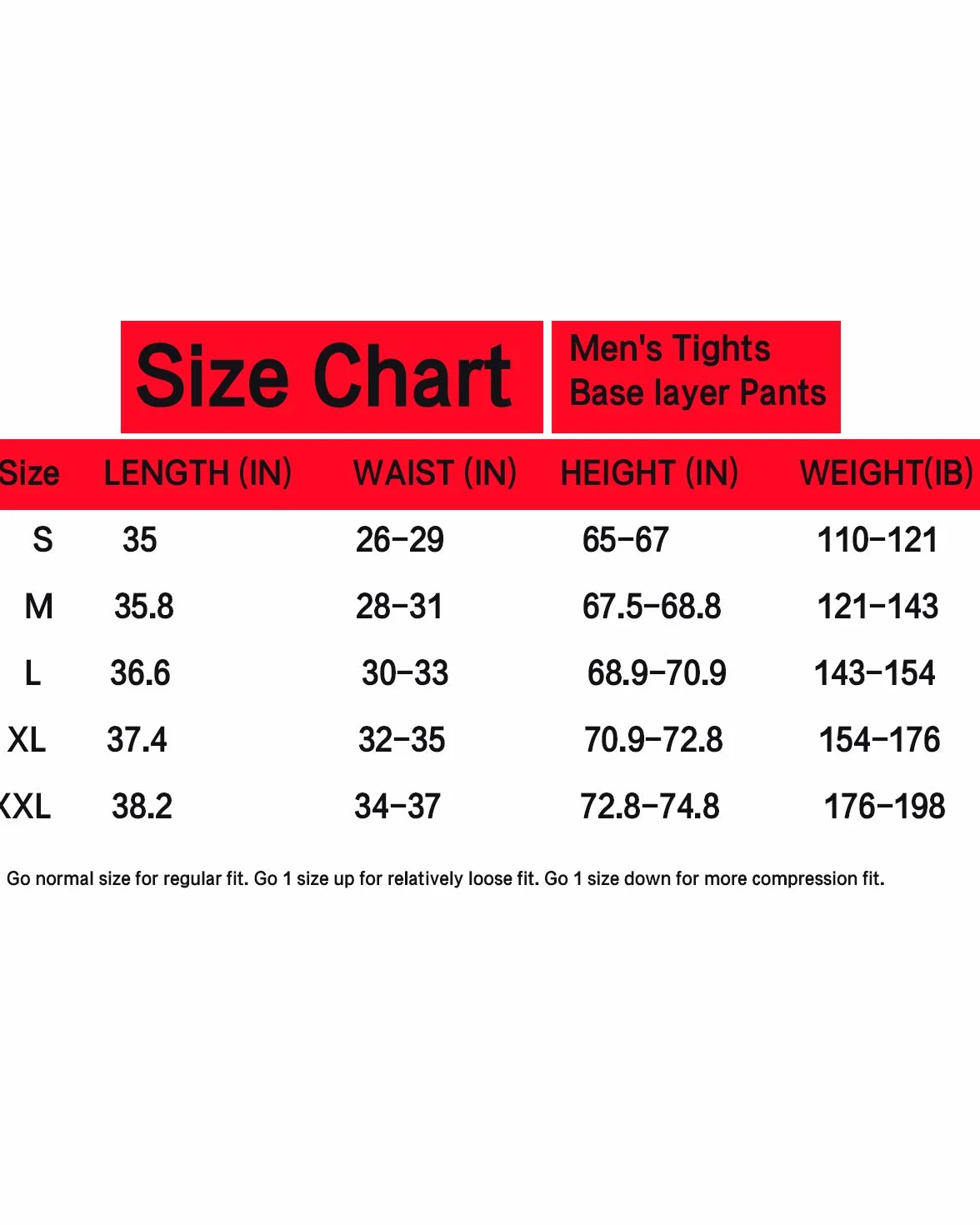 Pantalons de Compression de Running Homme Sport Legging Base Layer Long Tight pour Gym Jogging