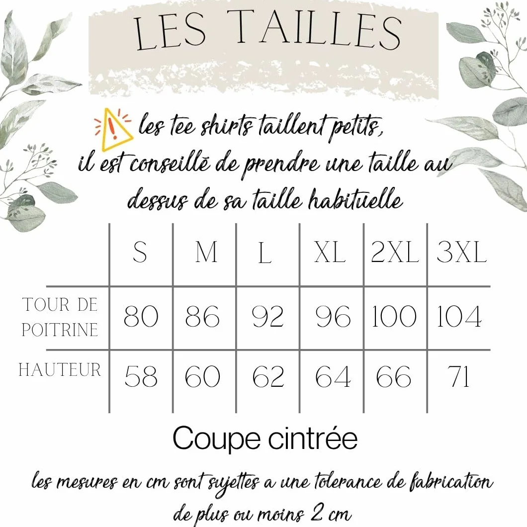 T-Shirt EVJF Team de la Mariée – Personnalisé avec prénom et Date – Enterrement de Vie de Jeune Fille 2025 – Cadeau EVJF Chic bohème