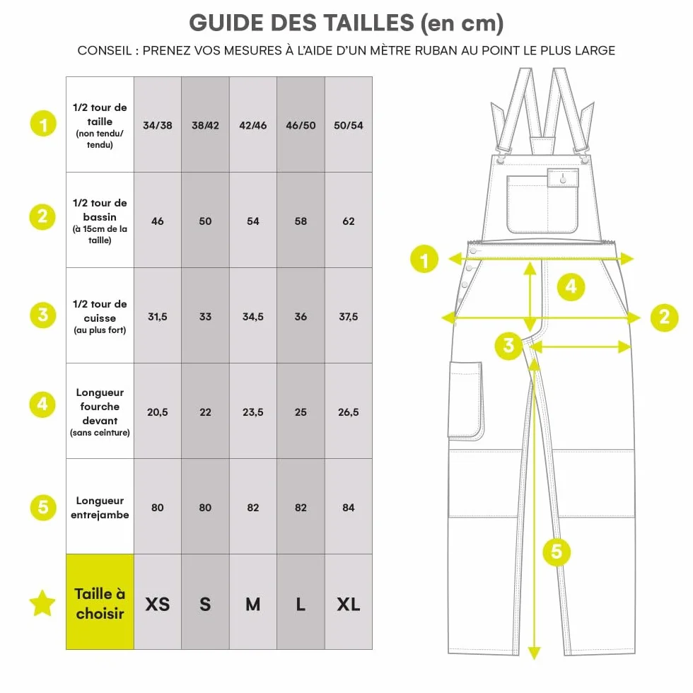 Salopette de Travail Salopettes de travail Mixte