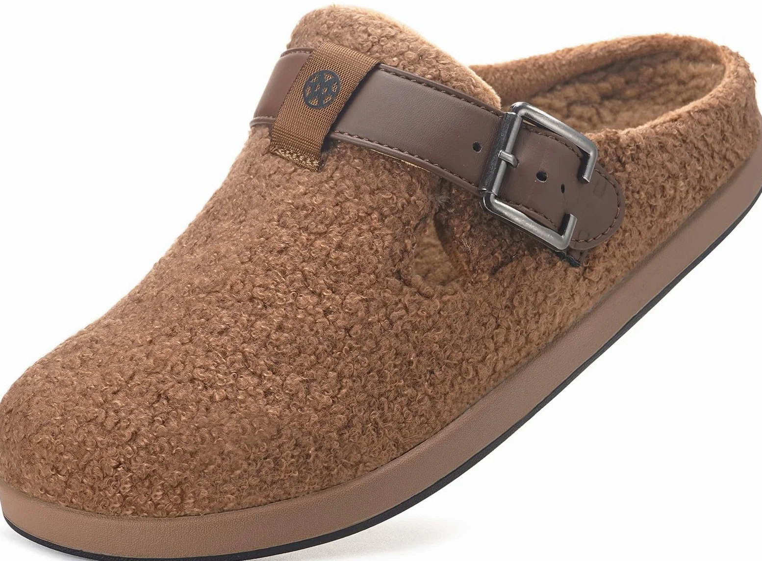 Sisttke Chaussons Sabots Chaude Fourrure Hiver Femmes Hommes Pantoufles | Doublure en peluche,Confort ,Antidérapant,Chaussures de Jardin,parfait pour la maison et le extérieur.