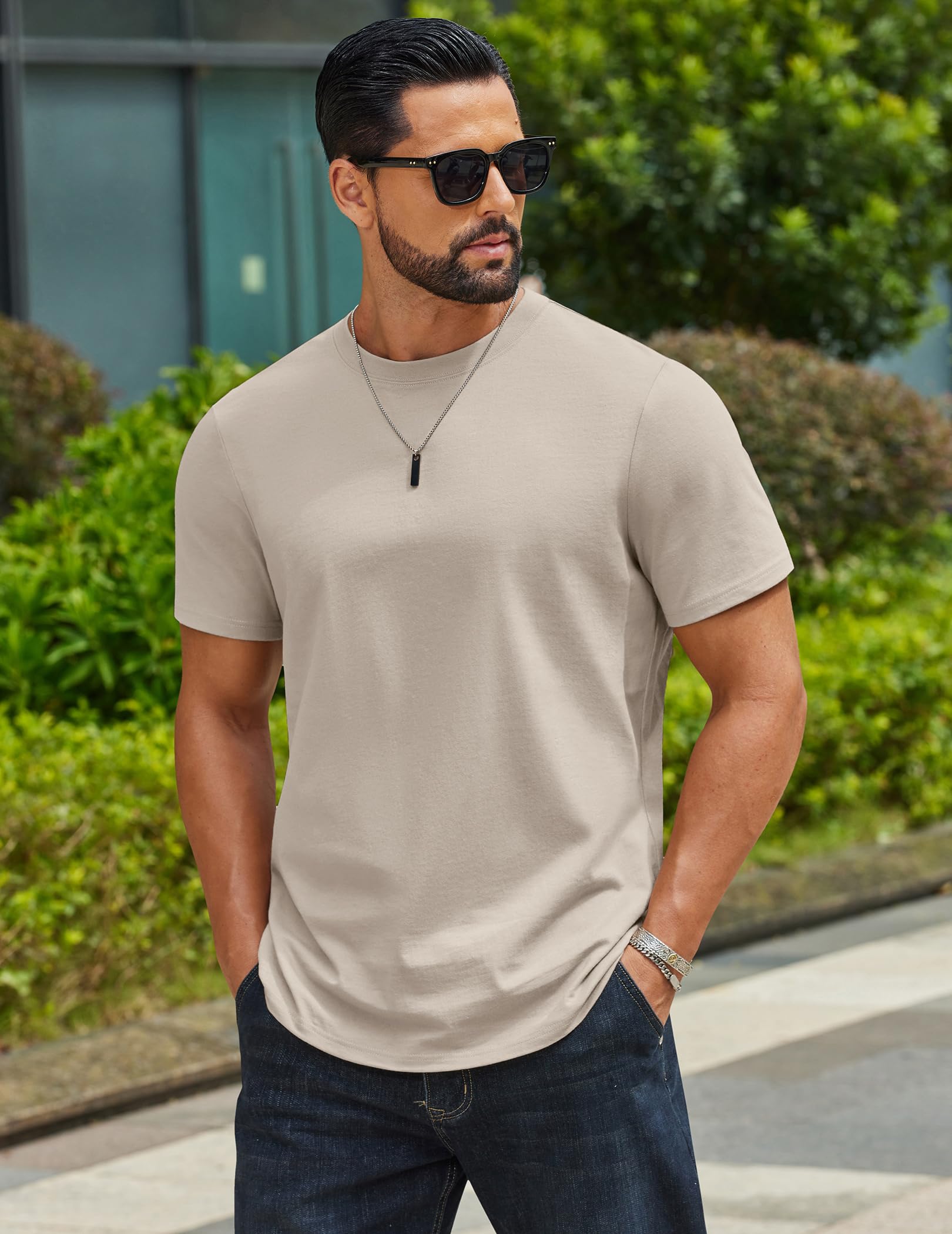 Men's Organic Cotton Crewneck Short Sleeve Tee