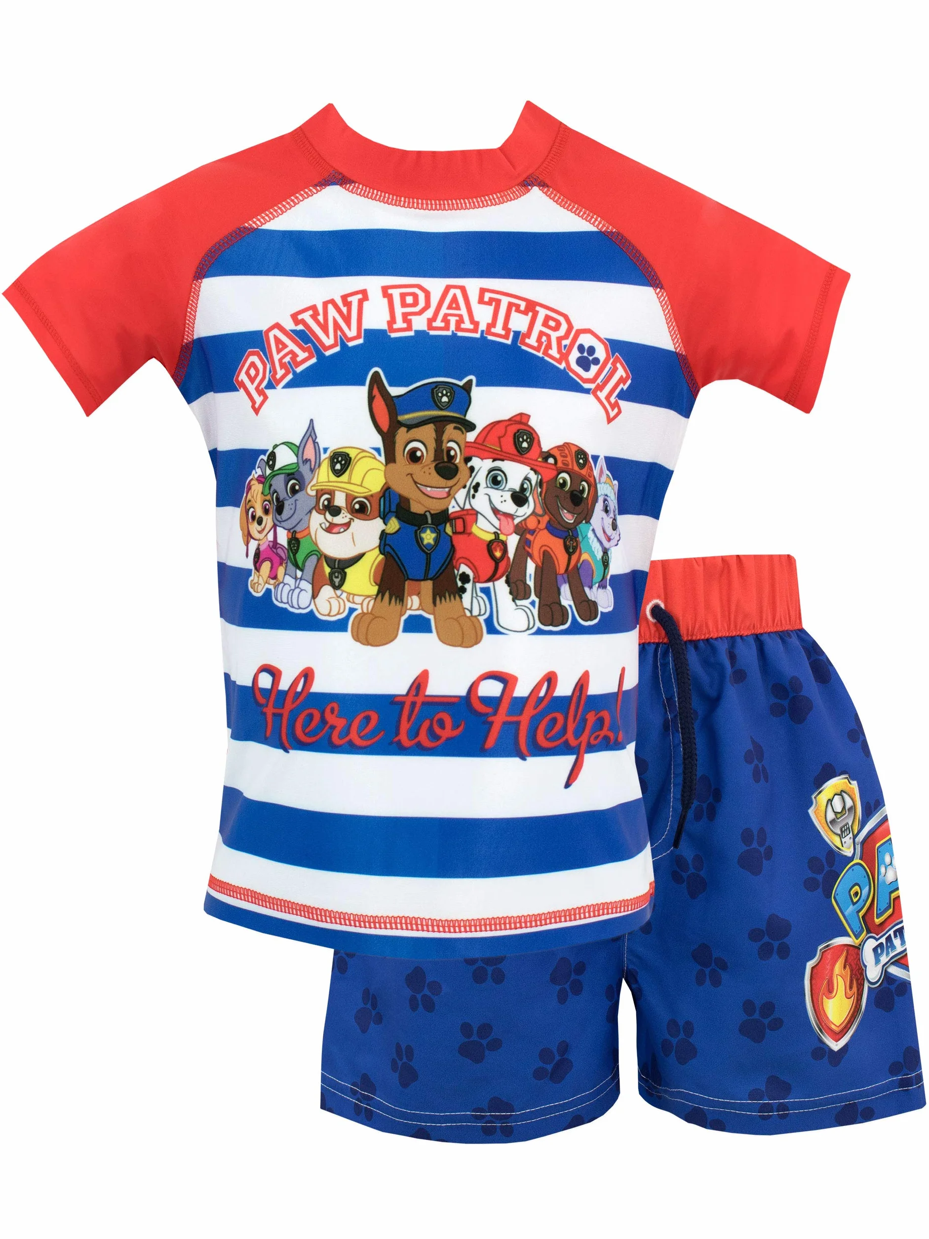 Paw Patrol - Maillot de Bain Deux pièces - La Pat’ Patrouille - Garçon