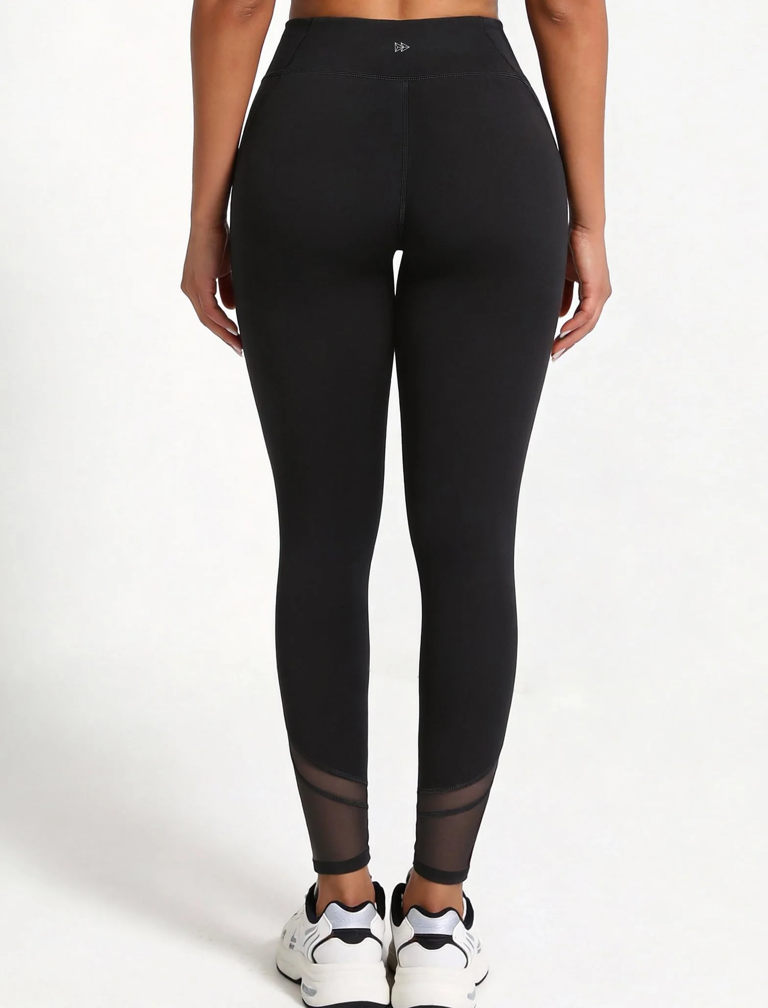 Yvette Leggings de Sport Femme Mesh Opaque Taille Haute Pantalon de Yoga Doux Respirant Grande Taille Pilates Fitness Voyage Gym