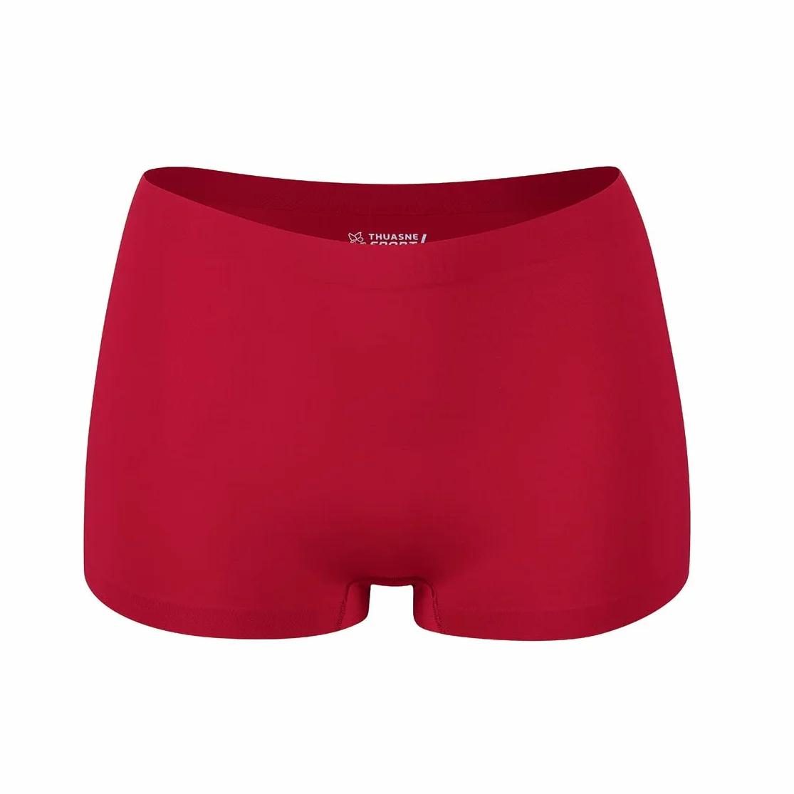 Thuasne - Shorty de Sport Thermoseam - Coutures Plates - Réduction des Frottements - Tissu Aéré - Maintien du Haut des Cuisses - Rouge, XL