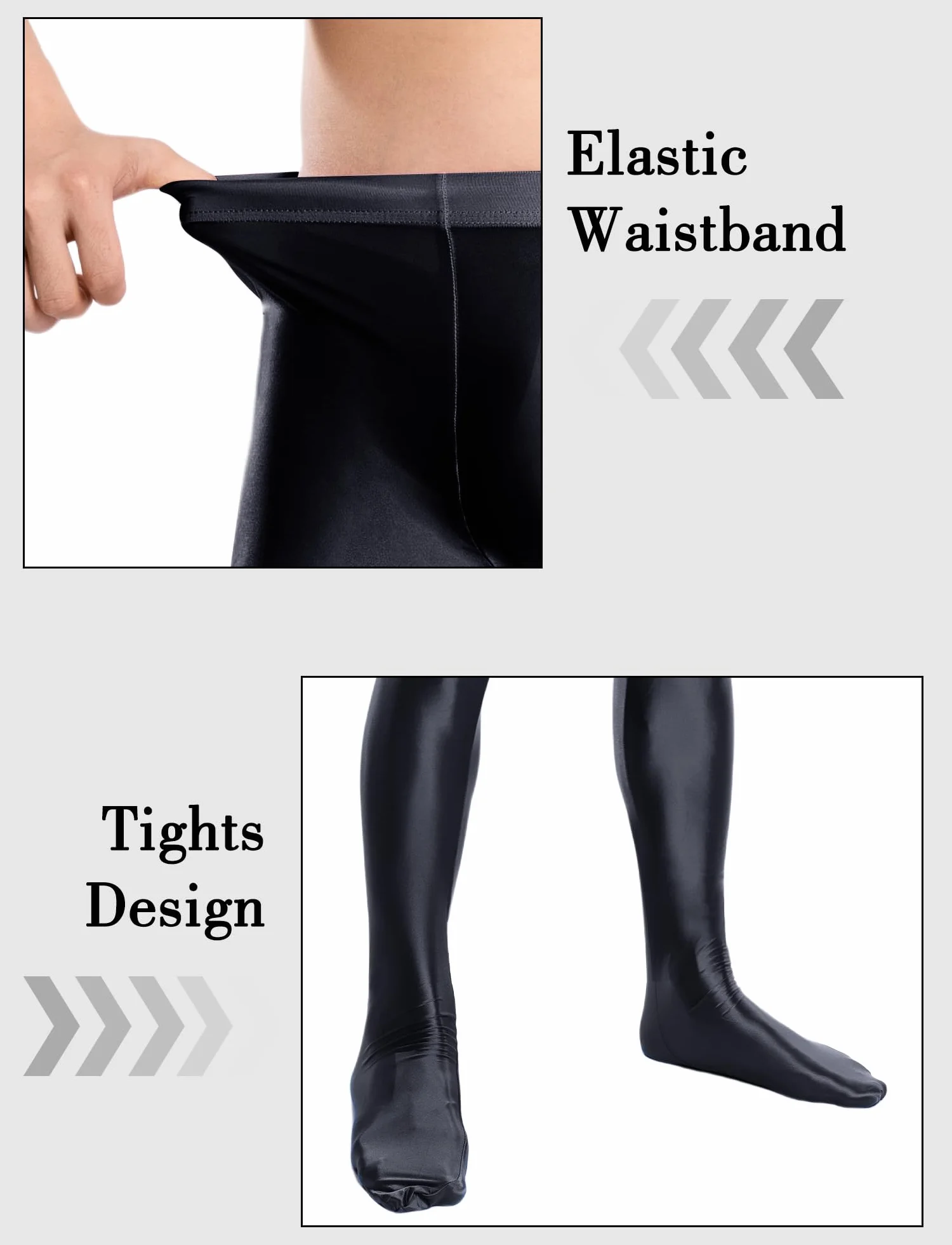 Legging Musculation Homme Huilée Brillant Pantalon Moulant Sport Collant Élastique pour Fitness Gym M-XXL