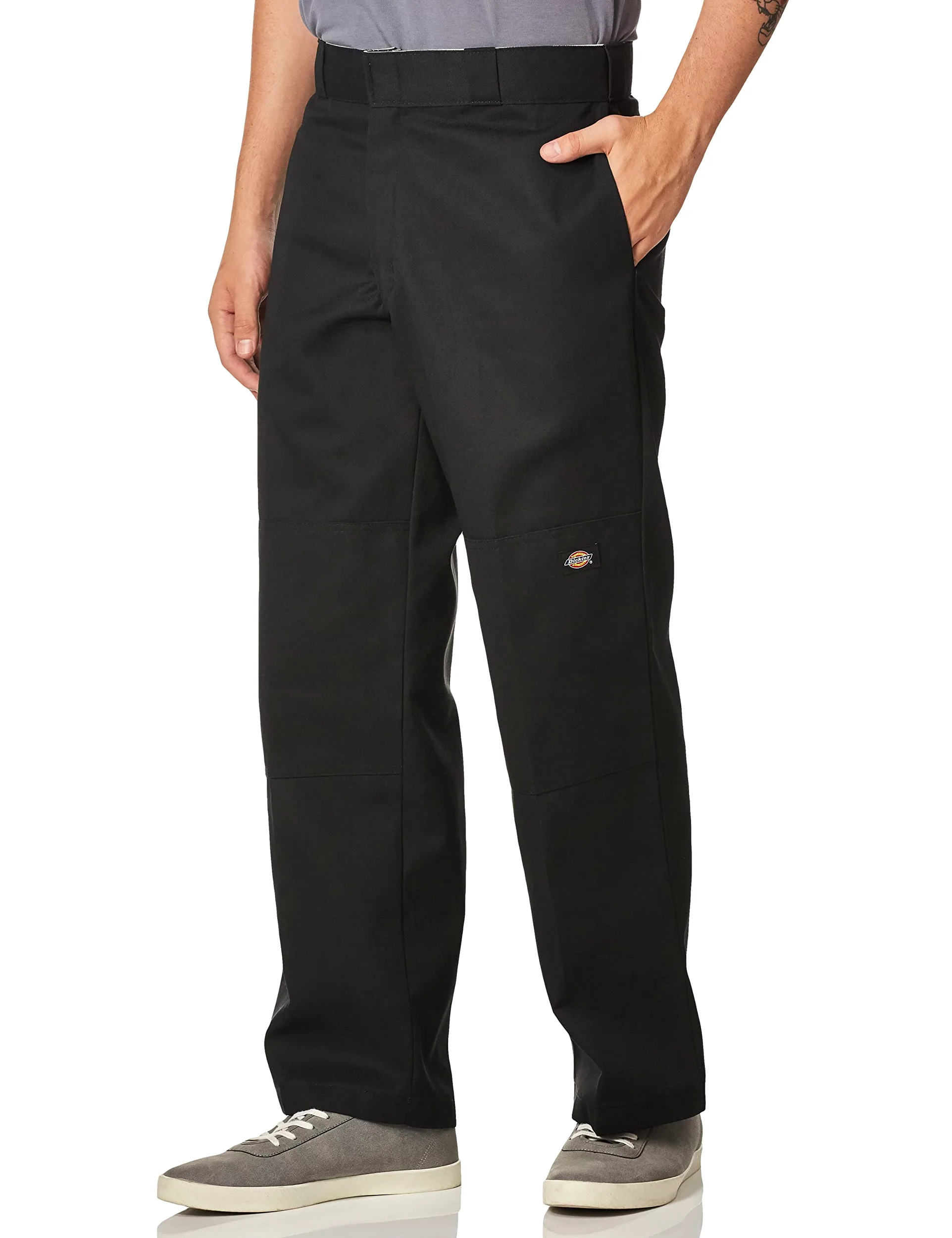 Dickies Boys' Double Knee Pant, Green,Khaki