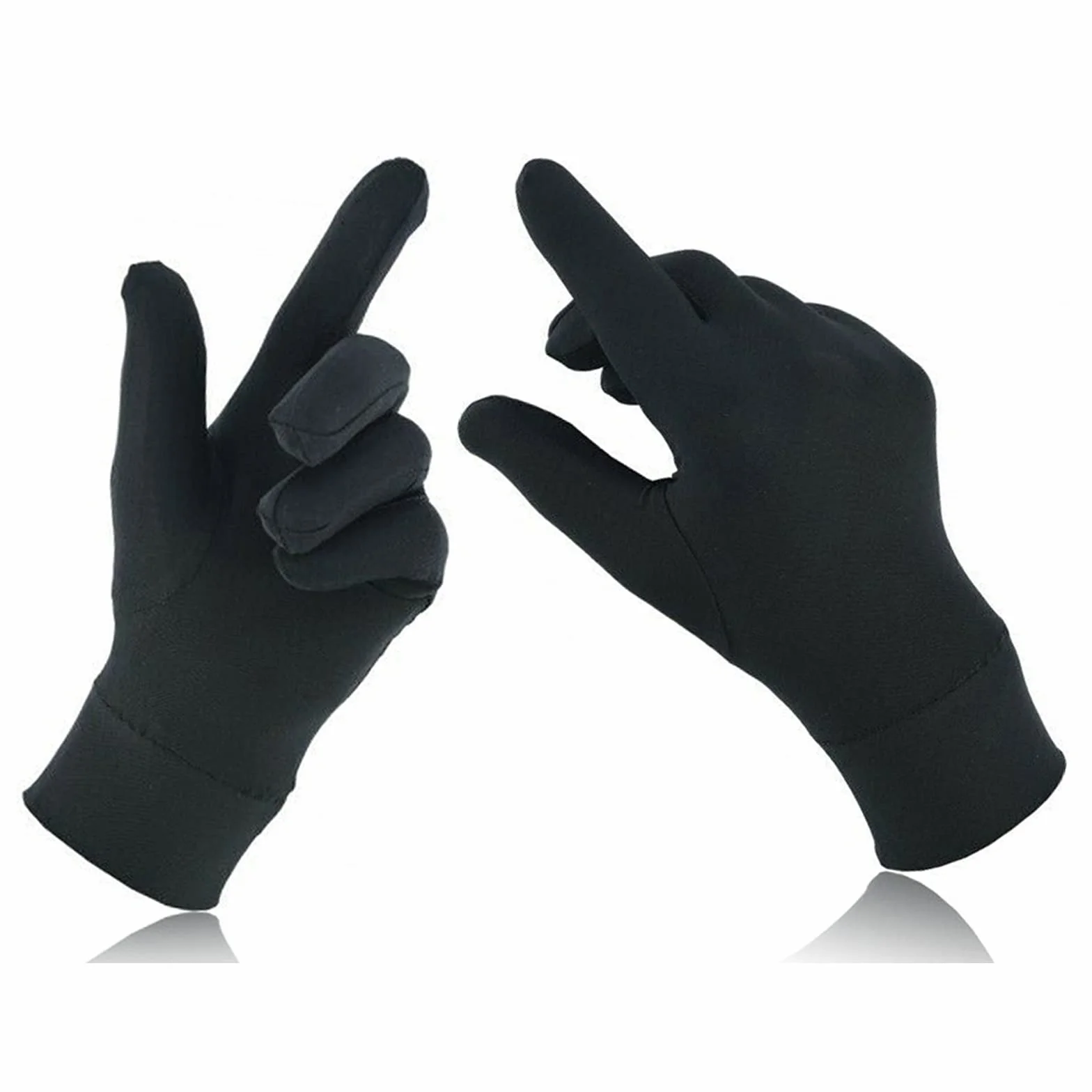 Gants thermiques doublure soie pour vélo moto ski hiver