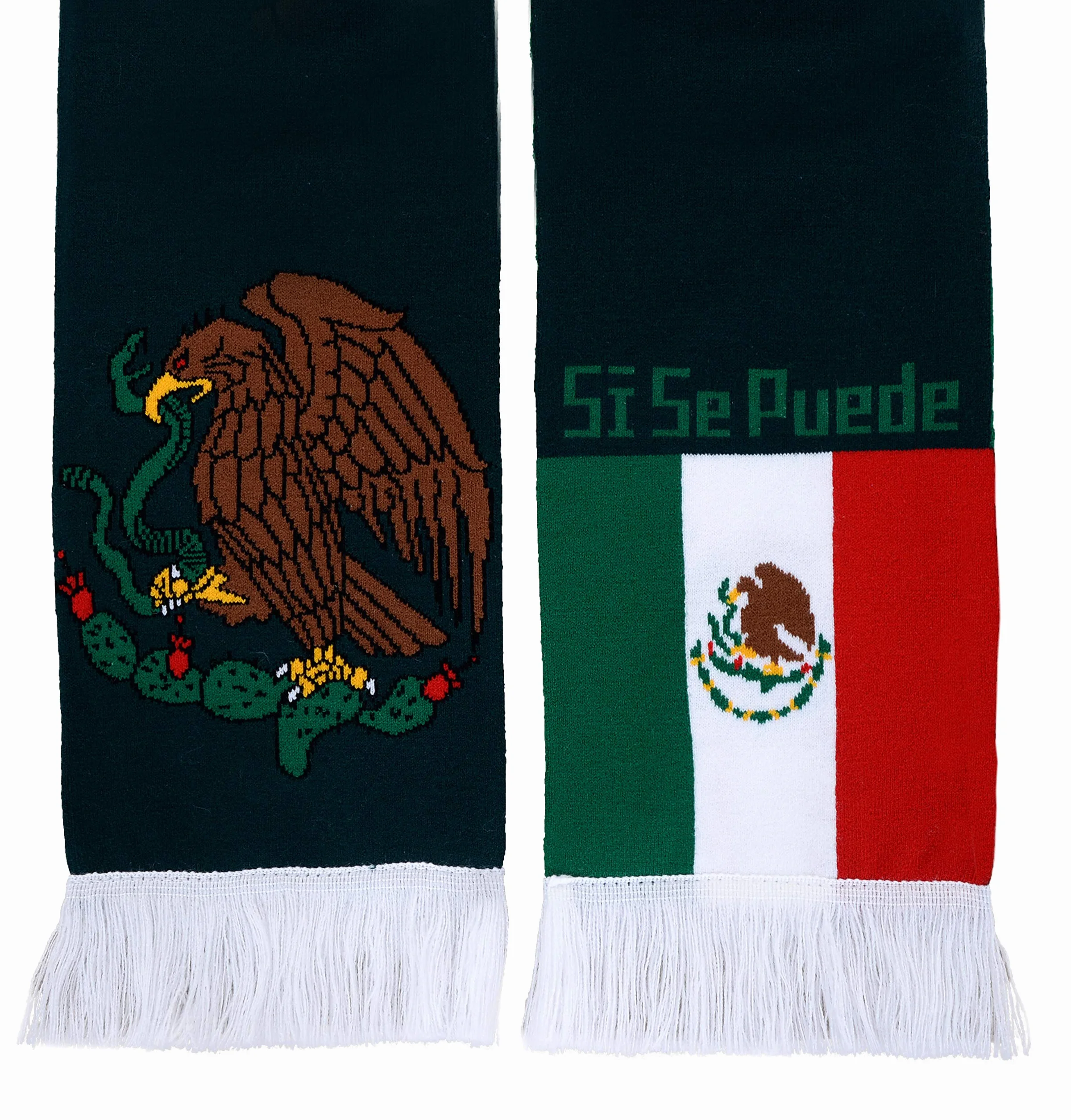Euroscarves Écharpe en tricot HD haute définition National Soccer