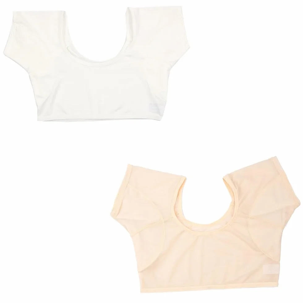 Coussinets de transpiration lavables en coton absorbant respirants lot de 2 pour femme