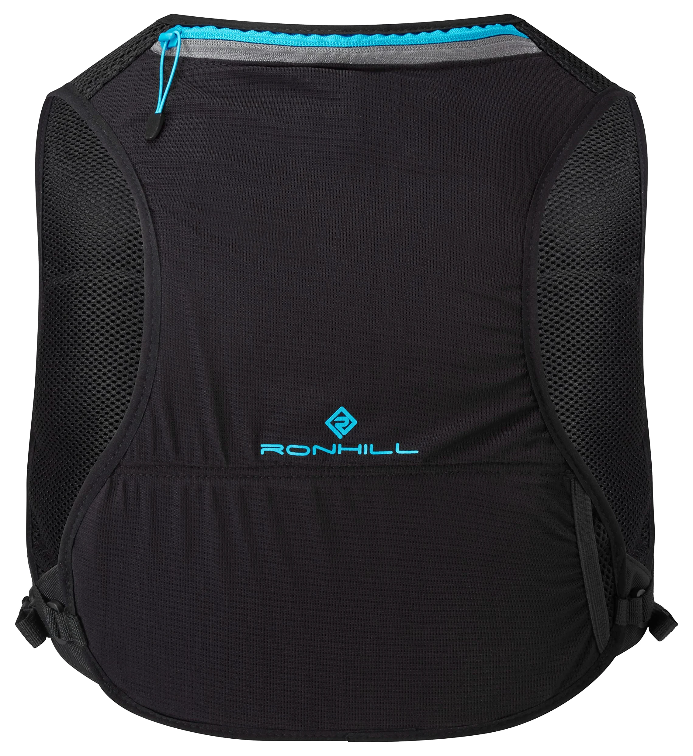 Ronhill OTM Gilet Unisexe Noir/Cyan, O/S