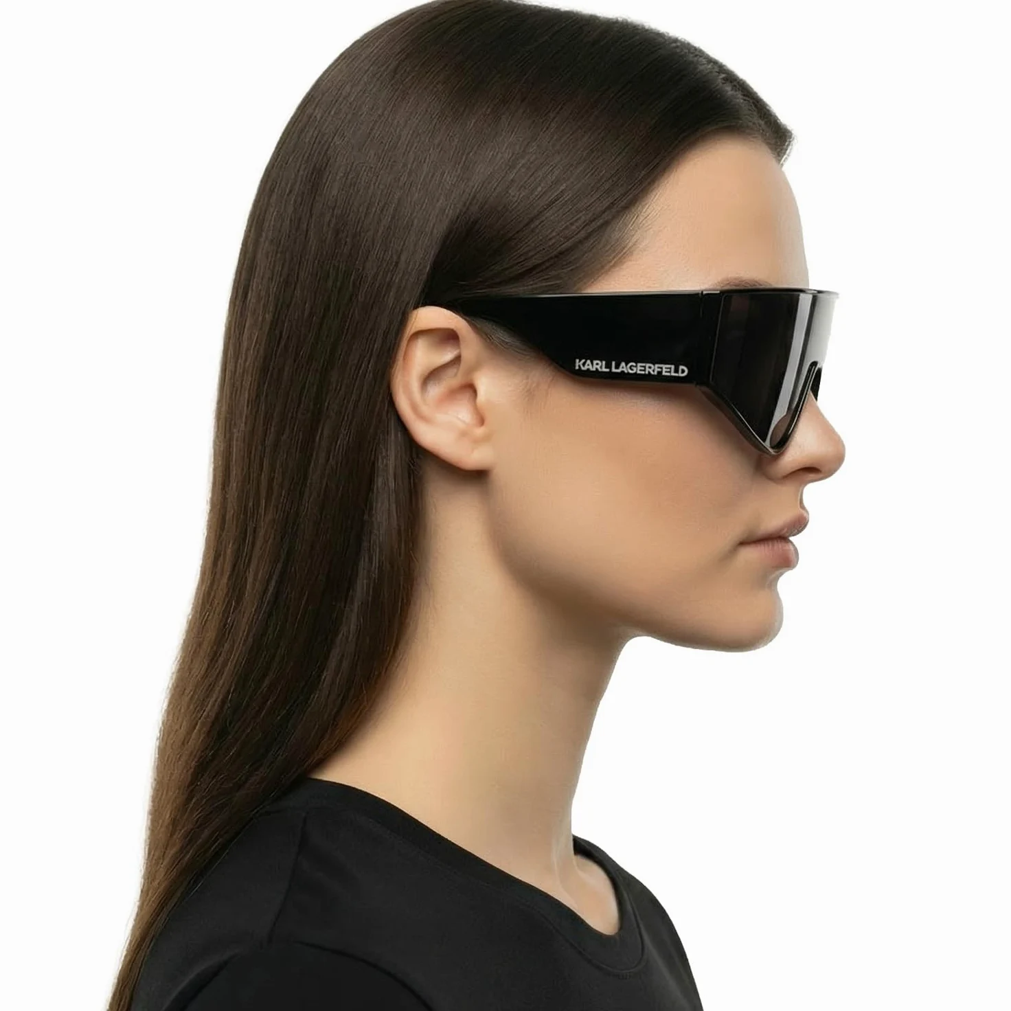 KARL LAGERFELD Lunettes de soleil masque en acétate pour femmes KL6209S