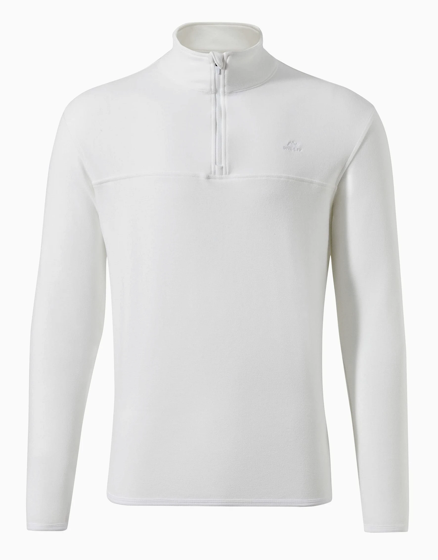 Willit Pull d'hiver en polaire pour homme à manches longues et fermeture éclair 1/4 pour temps froid, golf, randonnée, chemises chaudes décontractées