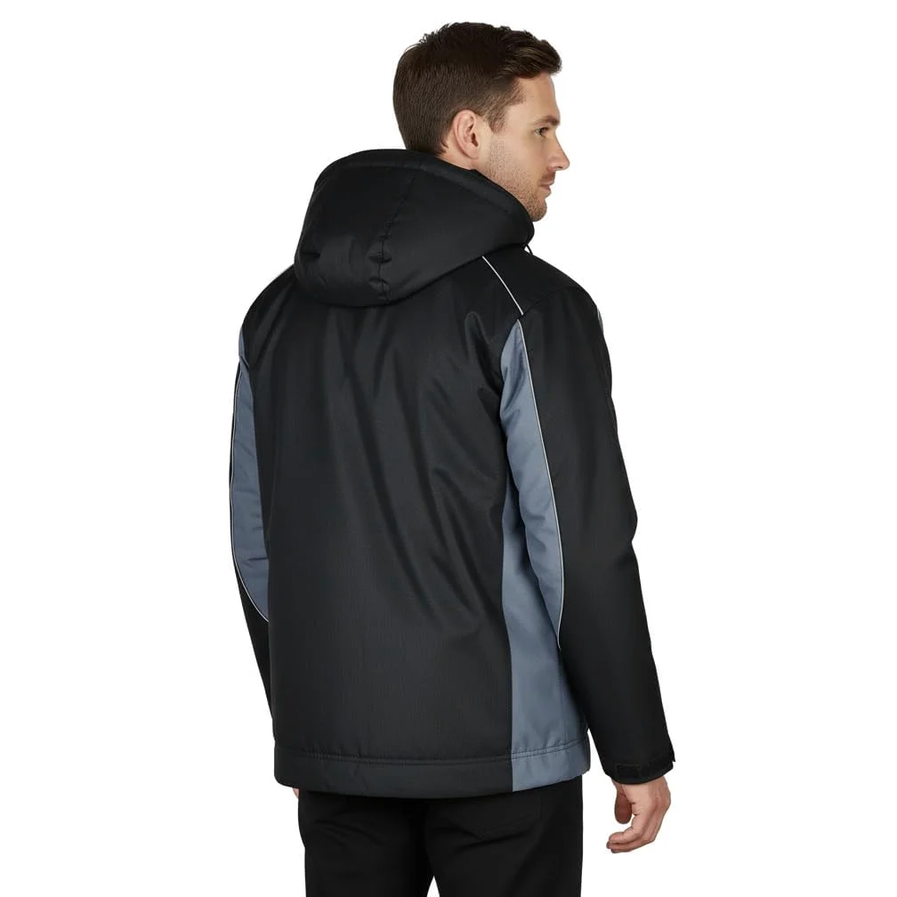 BWOLF Braver Veste de travail pour homme - Veste d'hiver coupe-vent - Veste de travail chaude avec capuche - Veste d'extérieur pour homme