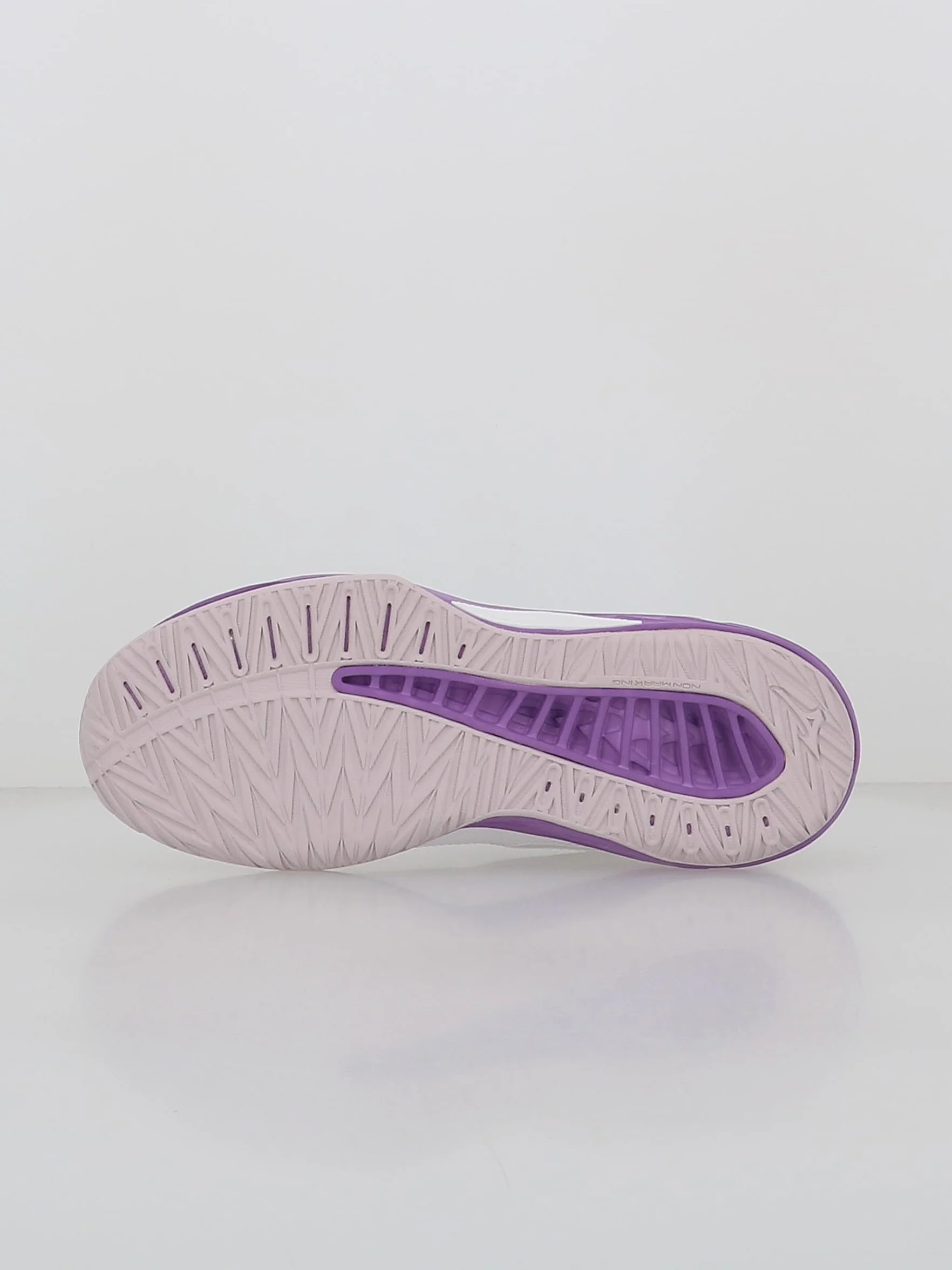 Mizuno Thunder Blade Z V1GC237010 Chaussures de volleyball d'intérieur pour femme Blanc/violet