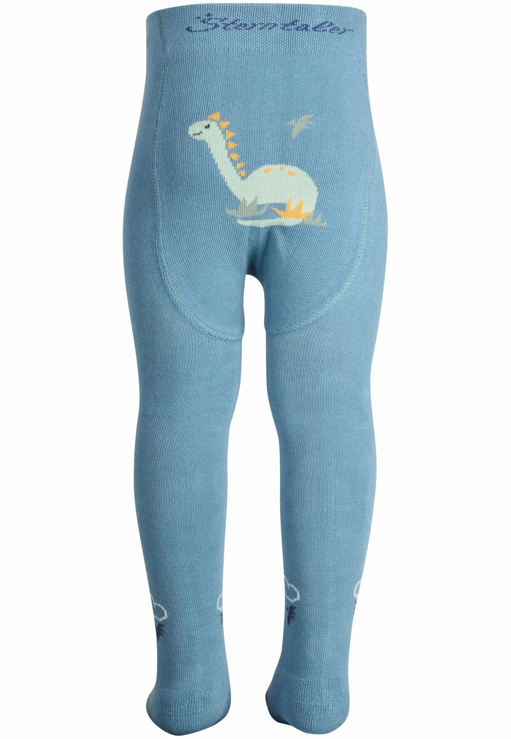 Sterntaler Collants d'éveil dinosaures bleu moyen 74
