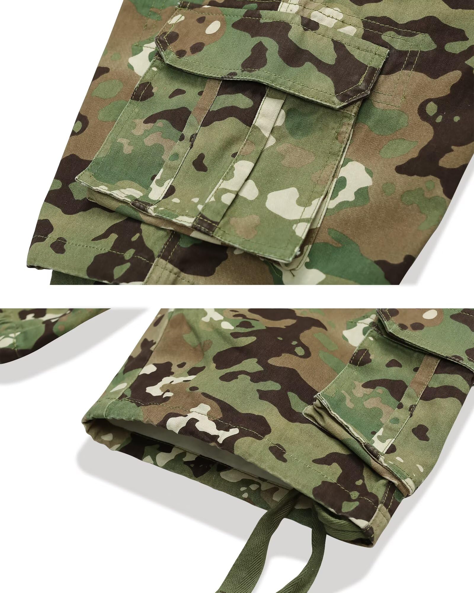 Men's Relaxed Fit Camo Cargo Shorts - 11" Inseam