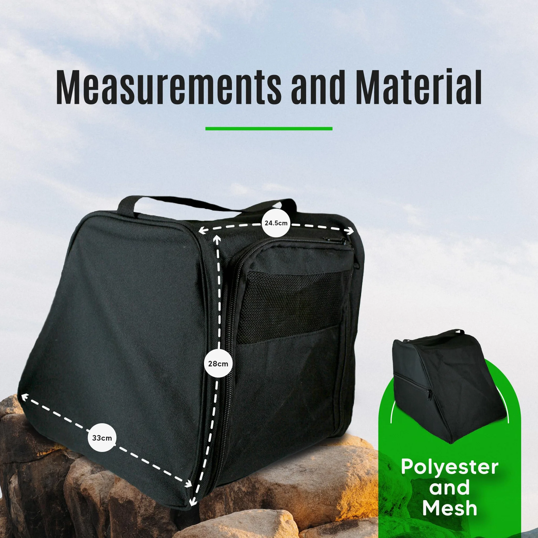 DOJA Barcelona | Sac Chaussures De Randonnée | Sac A Bottes | 33x24,5x28cm | avec Poche | Couleur Noire | Polyester et Maille | pour Randonnée, Trekking, Ski, Sac De Sport, Sac De Voyage, Rangement