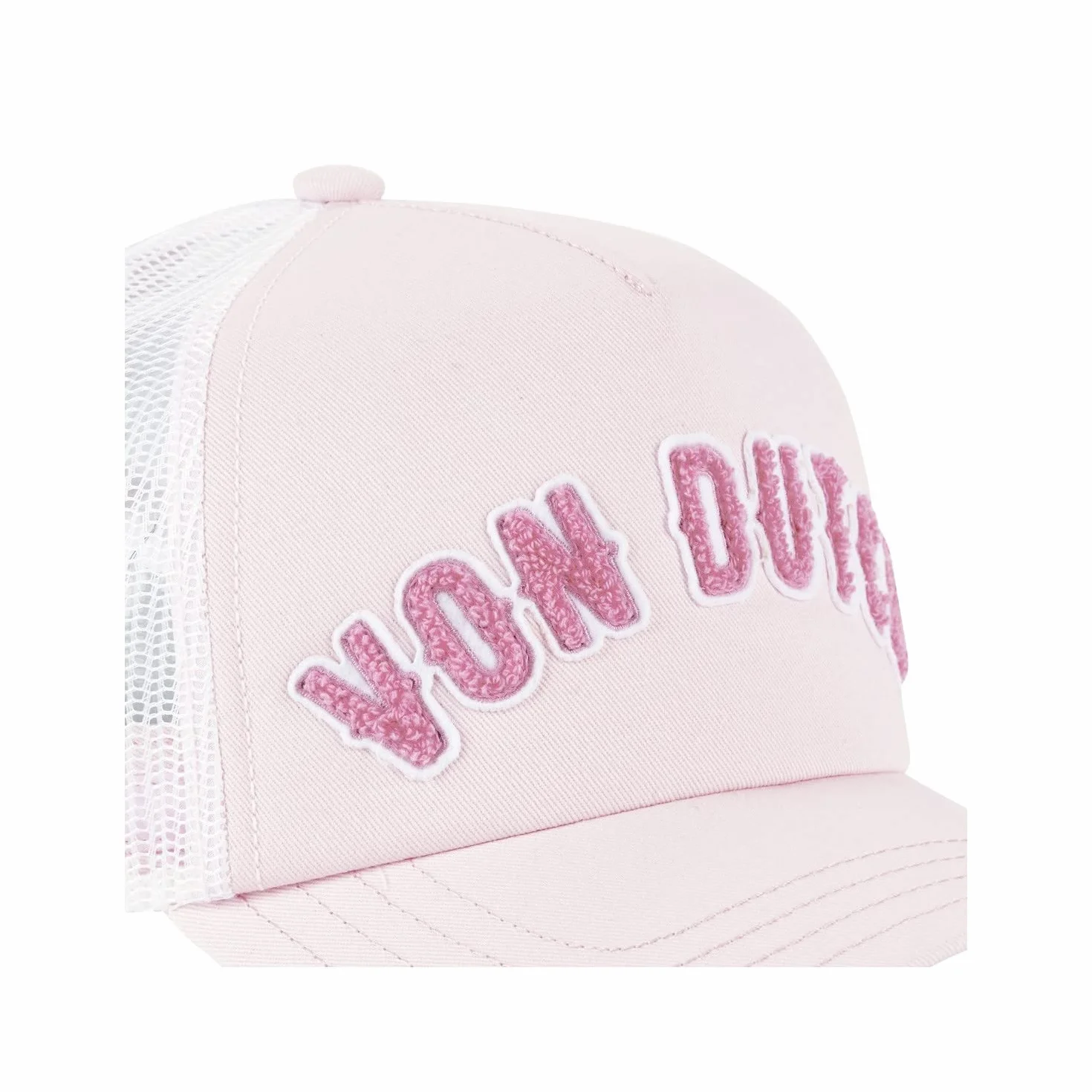 Von Dutch Casquette Homme & Femme, Casquette Trucker Ajustable, Rose Taille TU