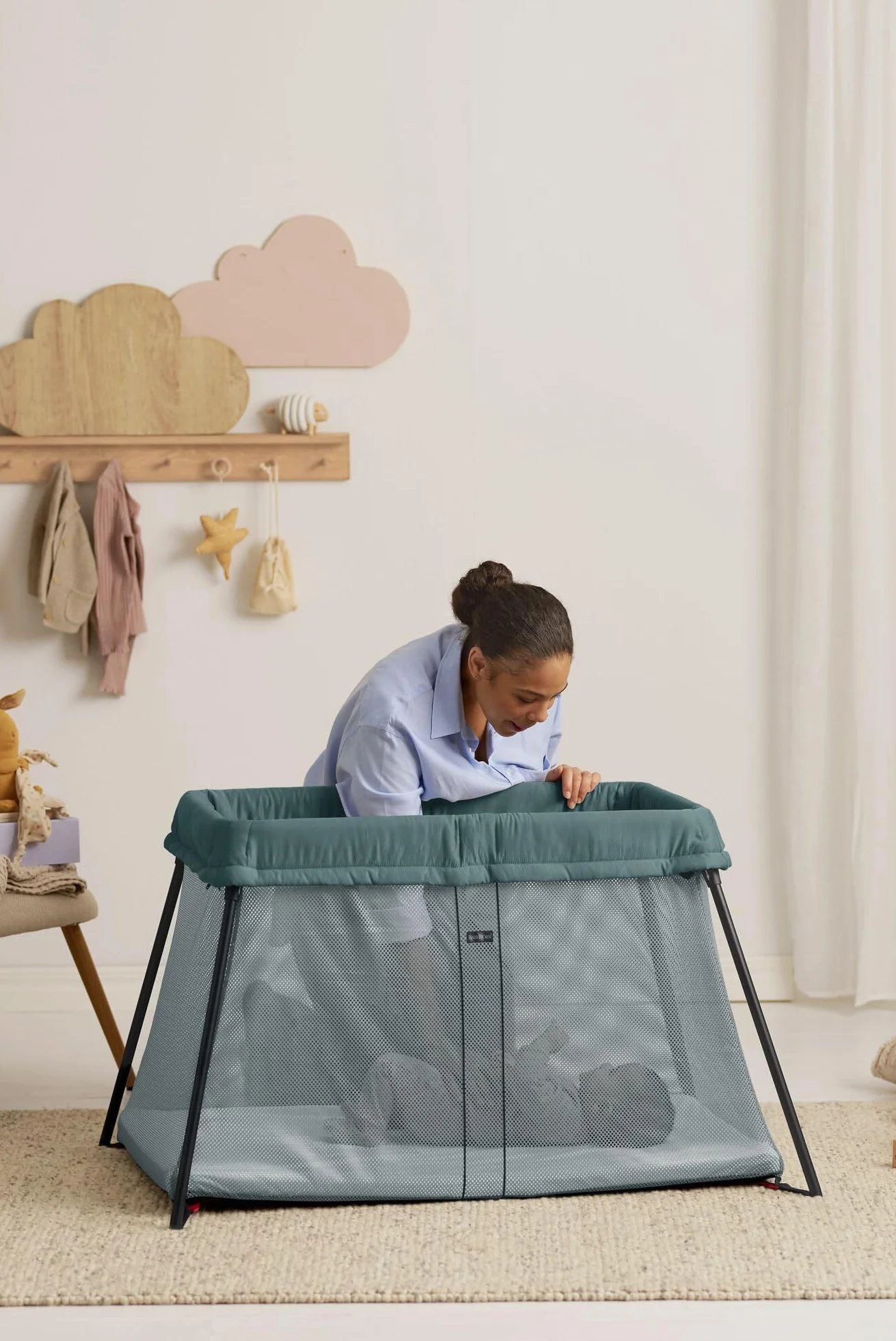 BabyBjörn Lit Parapluie Light, Vert foncé