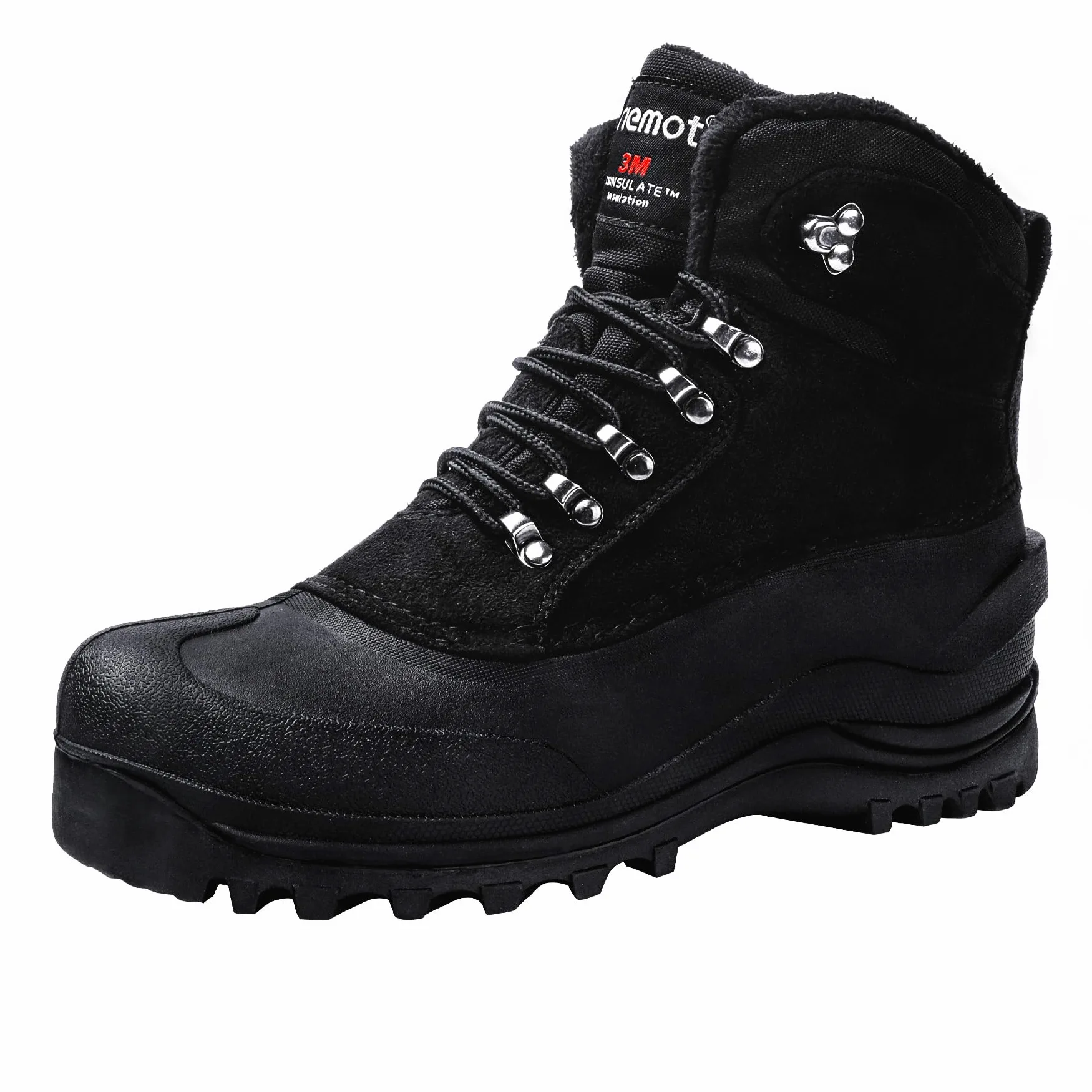 riemot Bottes de Neige Femme et Homme, Bottes de Randonnée Hiver Neige Imperméable y Antidérapant Boots de Trekking Outdoor Confortable Chaudes Boots, 37-47EU