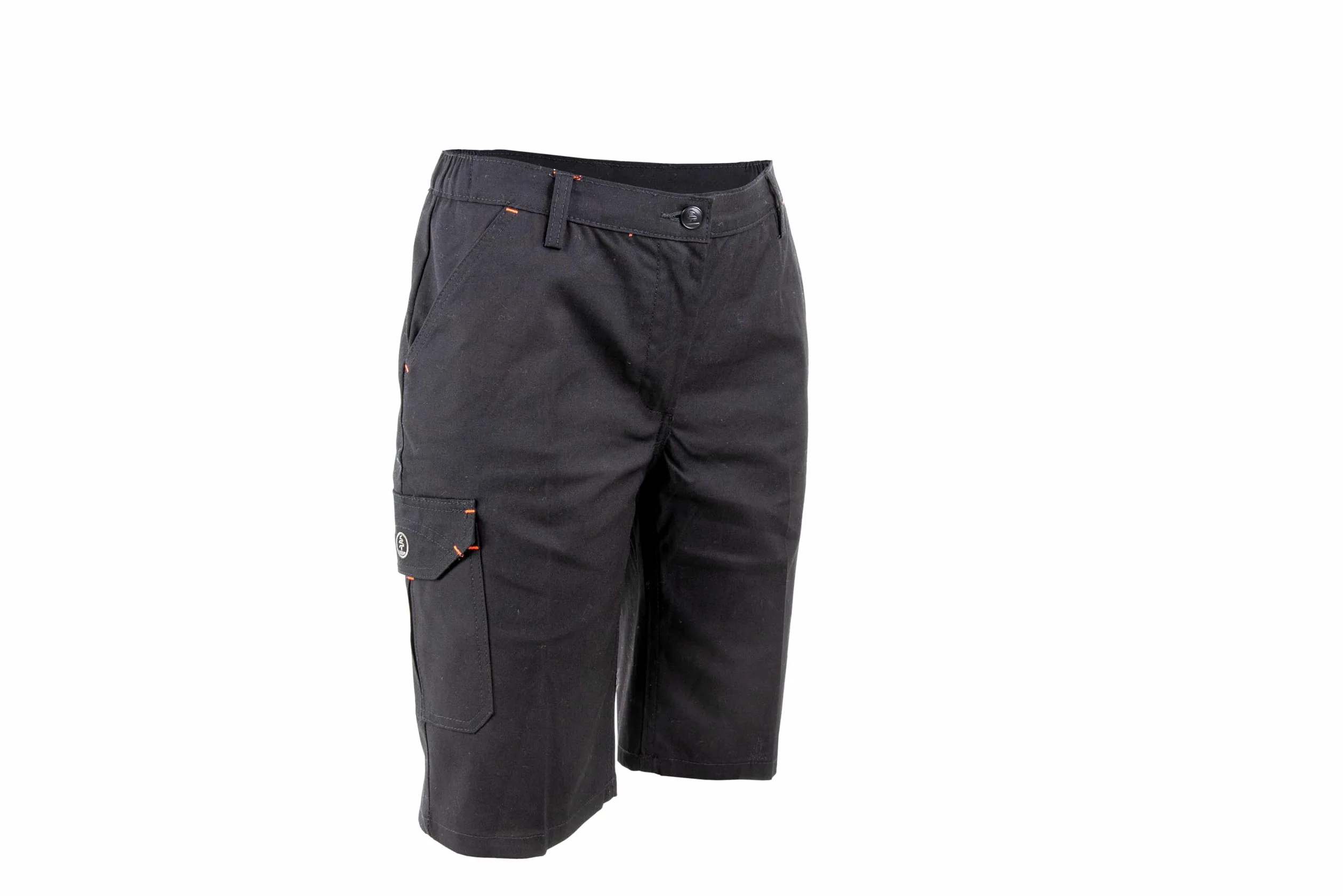 Bermuda de travail stretch multipoches pour femme PALMARES Noir LMA - Taille: 34