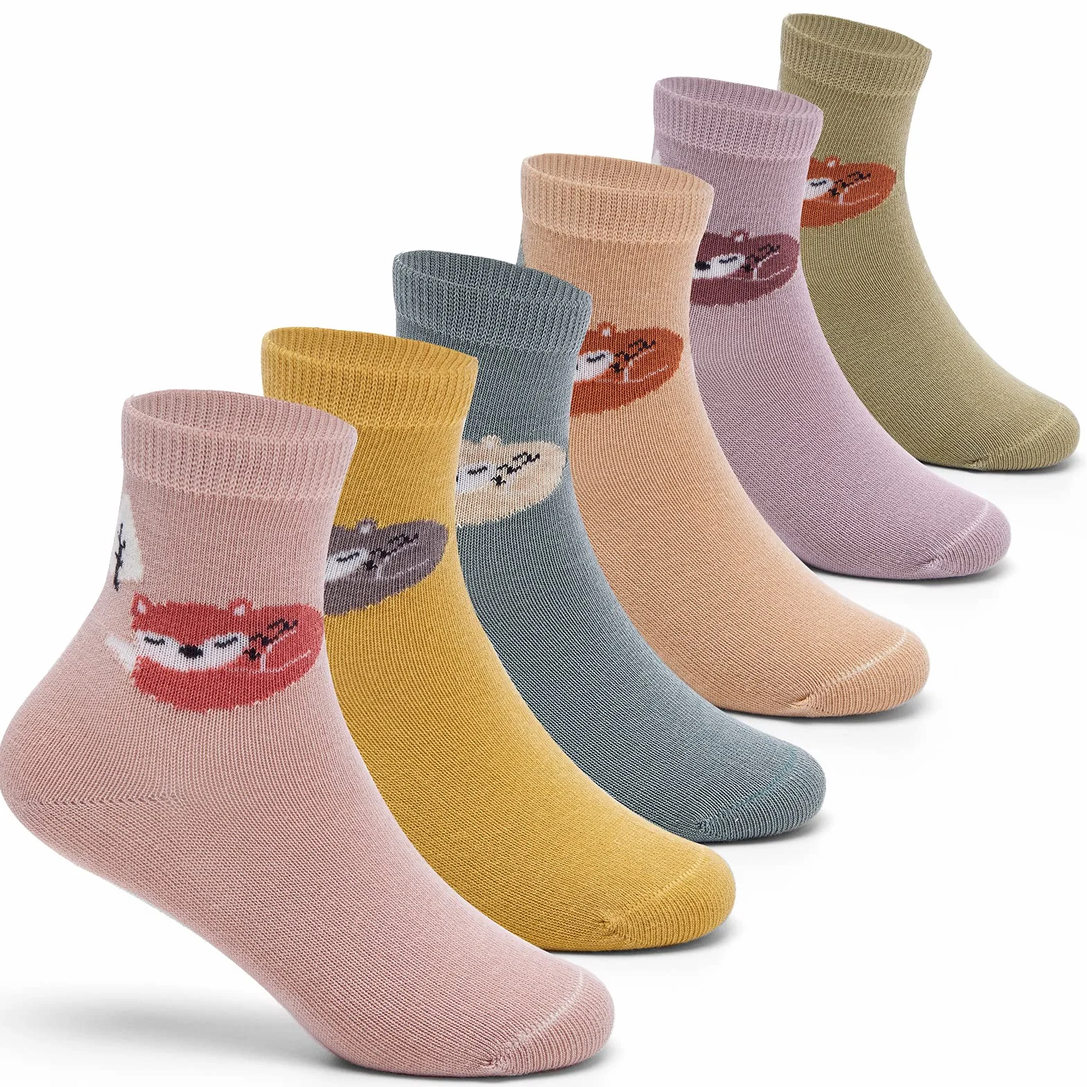 Chaussette enfant sans couture chaussettes enfant coton chaussettes garcon pour toute la saison lot de 6 paires