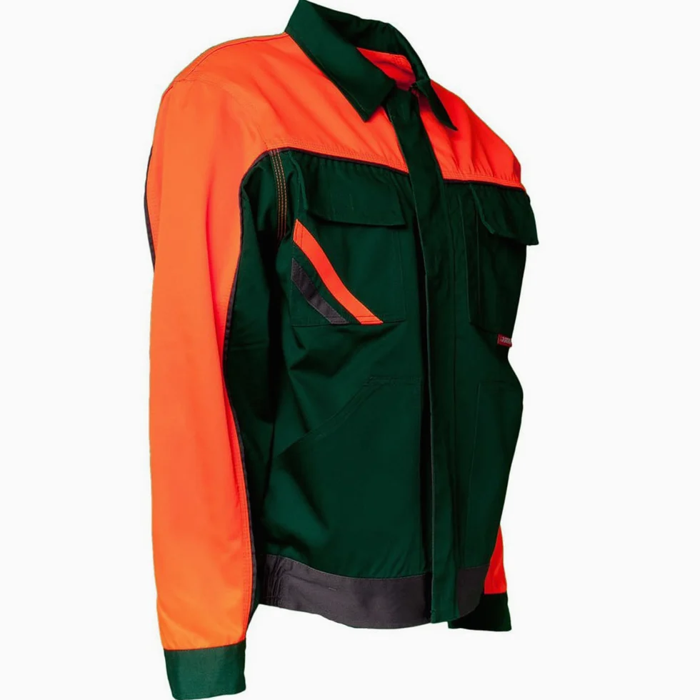 Planam Men;Women Visline Waisted jacket Visline V1 Size 98 in black/orange/zinc