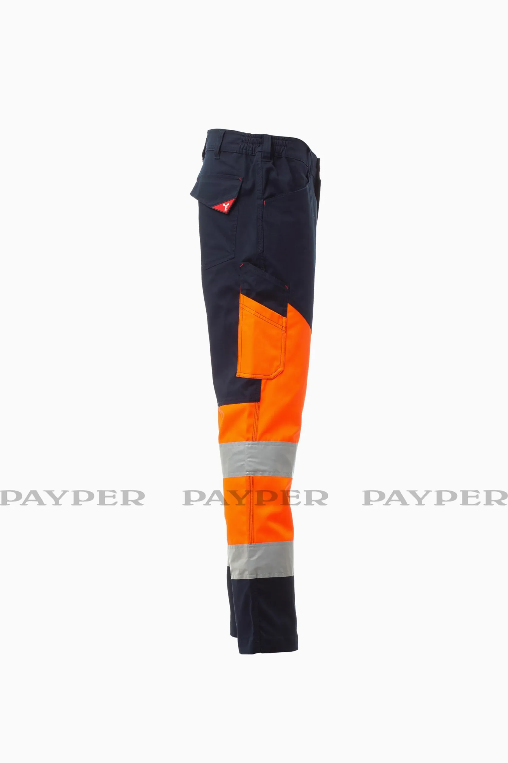 PAYPER Pantalon de travail haute visibilité d'été unisexe bicolore 64% PL 33% CO 210gr Classe2 WORKING SUMMER