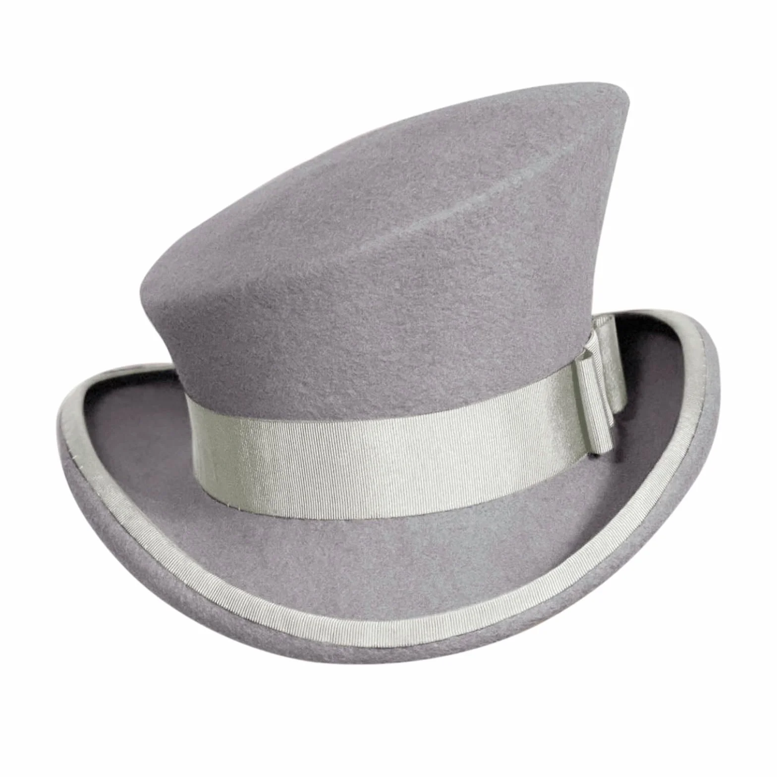 Chapeau haut-de-forme asymétrique en laine pour homme femme punk steampunk cache-oreilles