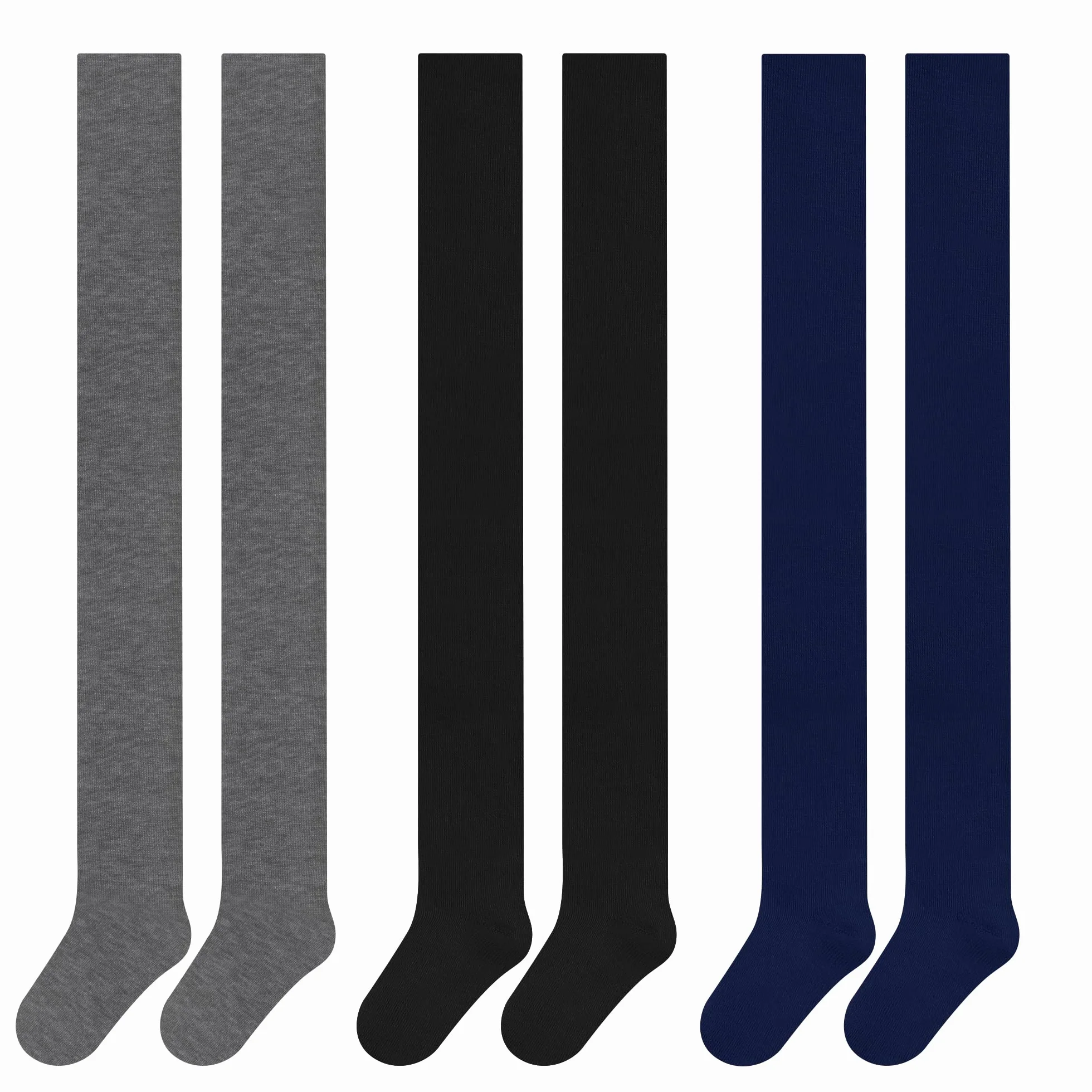 Libella Lot de 3 collants pour enfants garçons, coton unicolores