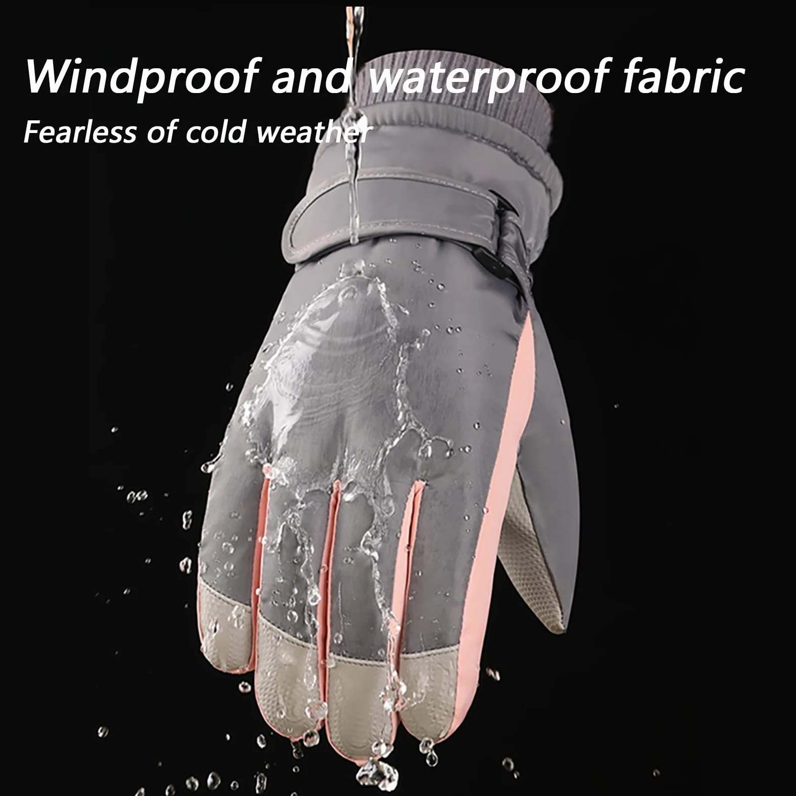 Gants de Cyclisme Gants De Sport d'hiver Windproof Chaud Doux Gants Écran Tactile pour la Course à Pied Le Vélo Le Ski la Randonnée la Chasse l'escalade Le Camping
