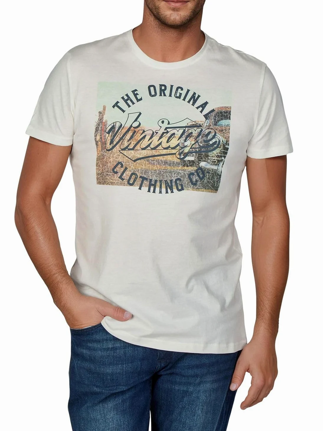 riverso RIVLukas Lot de 4 T-Shirt à Manches Courtes pour Homme Imprimé Animal S à 5XL - Multicolore - XXXXX-Large