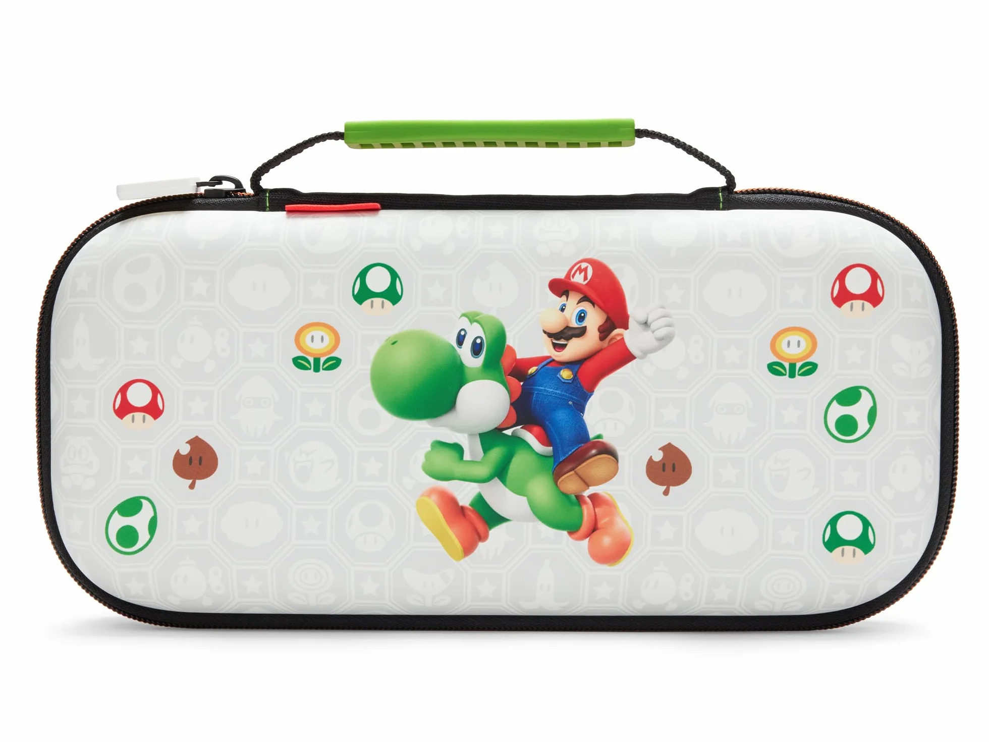 Étui de Protection PowerA Nintendo Switch 2 Mario et Yoshi Officiel Rangement 9 Cartes Jeu 2 microSD Express Support Intégré