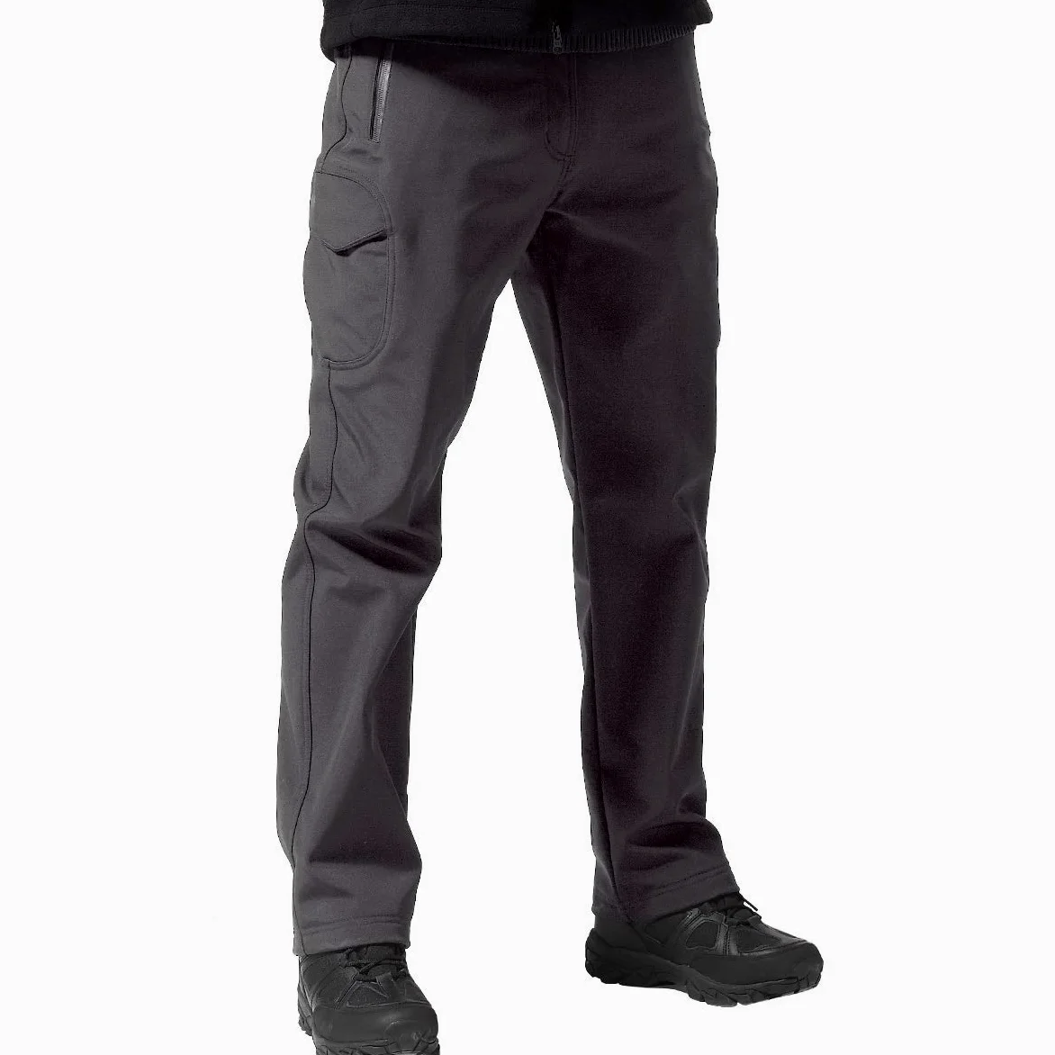 FREE SOLDIER Pantalon Ski Homme Pantalon de Randonnée Chaud d'hiver Pantalon de Chasse Imperméable Pantalon d'extérieur en Softshell Doublé de Molleton | Pantalon de ski et de randonnée avec ceinture, pantalon d'hiver imperméable, pantalon de travail isol