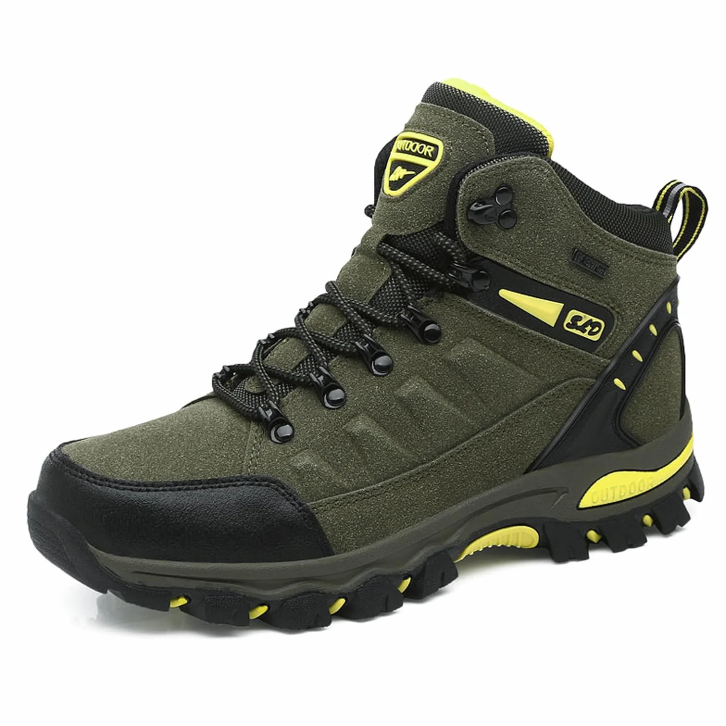 Chaussures de Randonnée Homme Respirant Antidérapant Bottes de Trekking Promenades Voyages Sneakers
