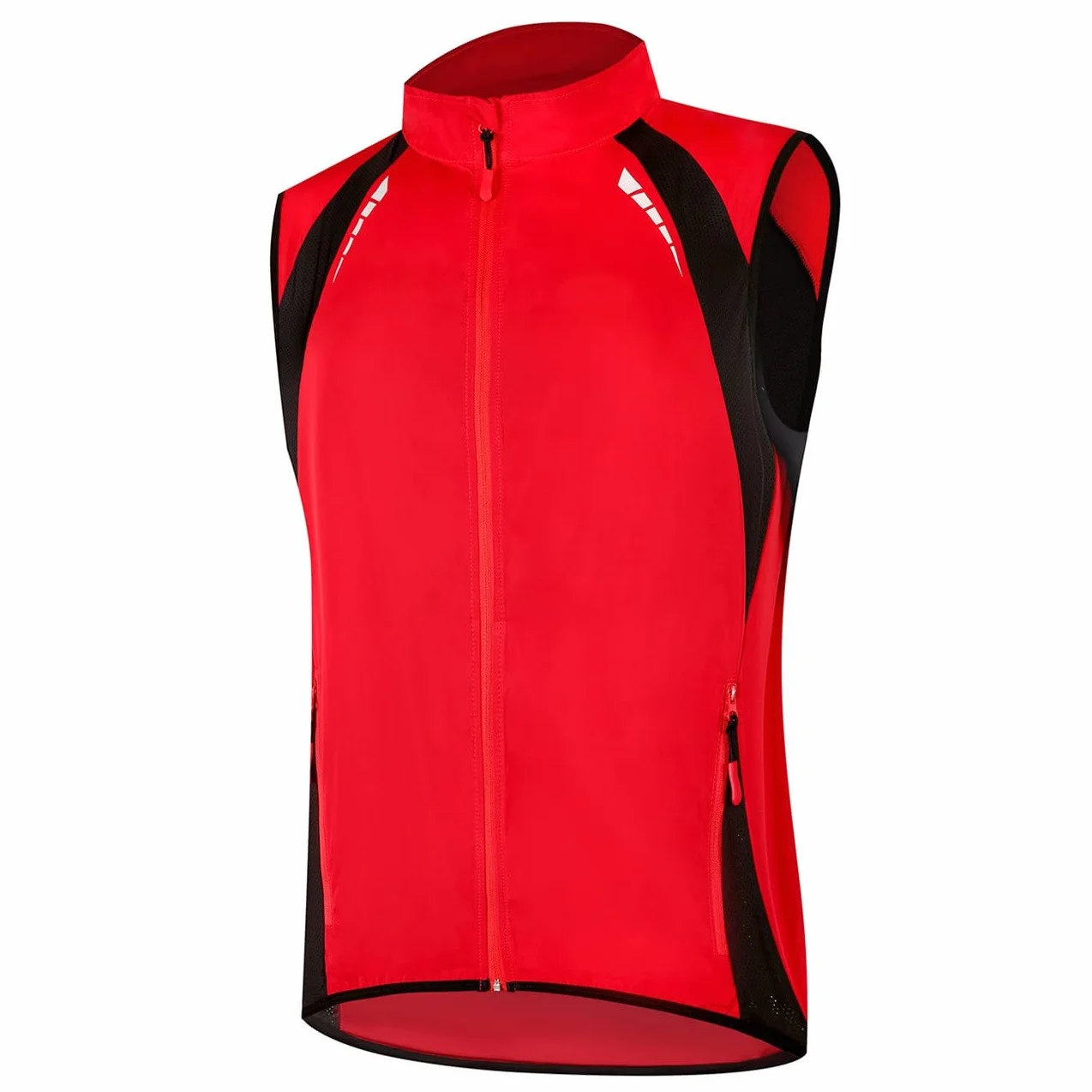 SIDHU Gilet de Cyclisme Réfléchissant Imperméable Coupe-Vent Homme Femme sans Manche VTT