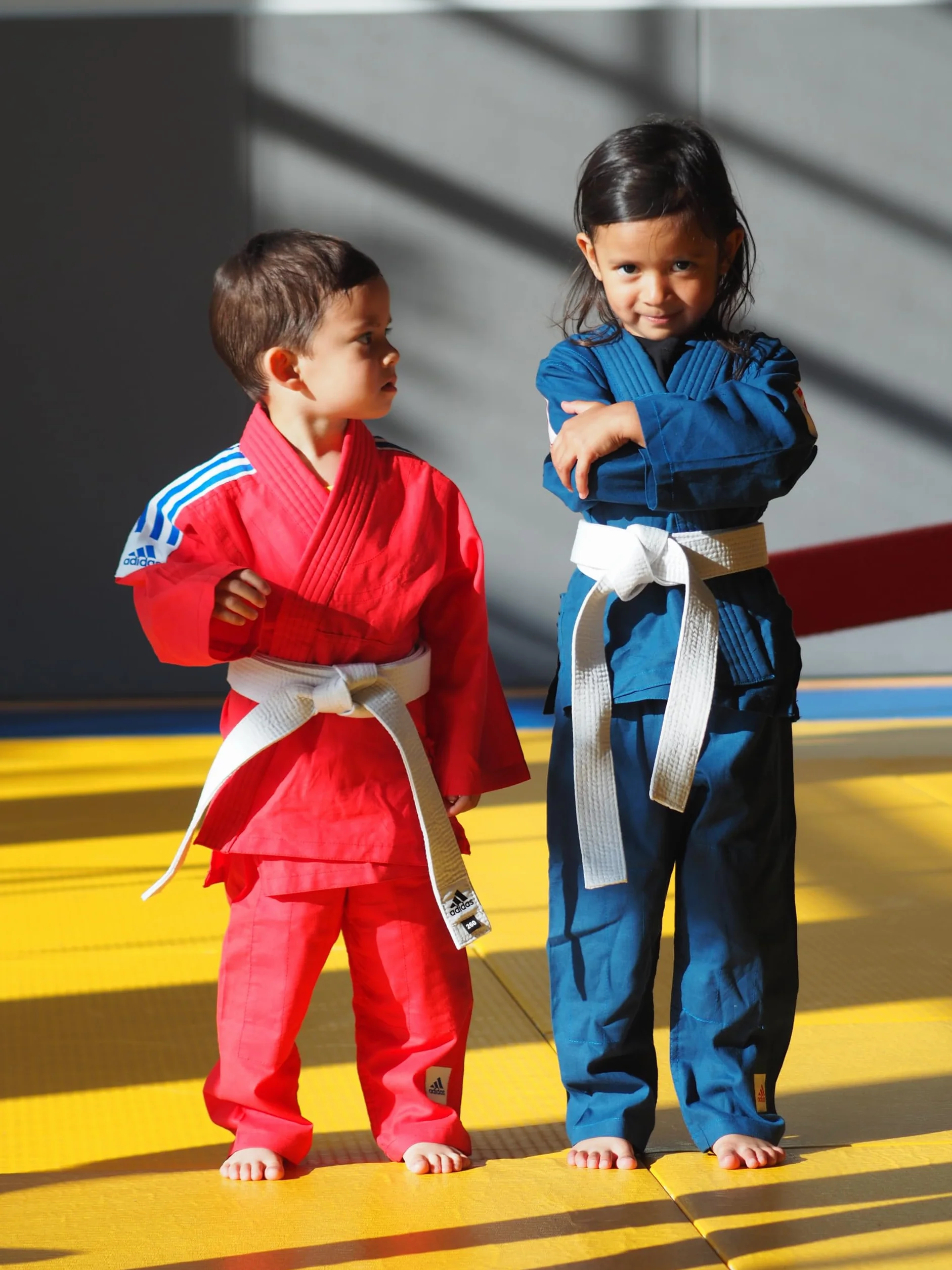 adidas Kimono Judo Couleur J200C, Bleu, 100