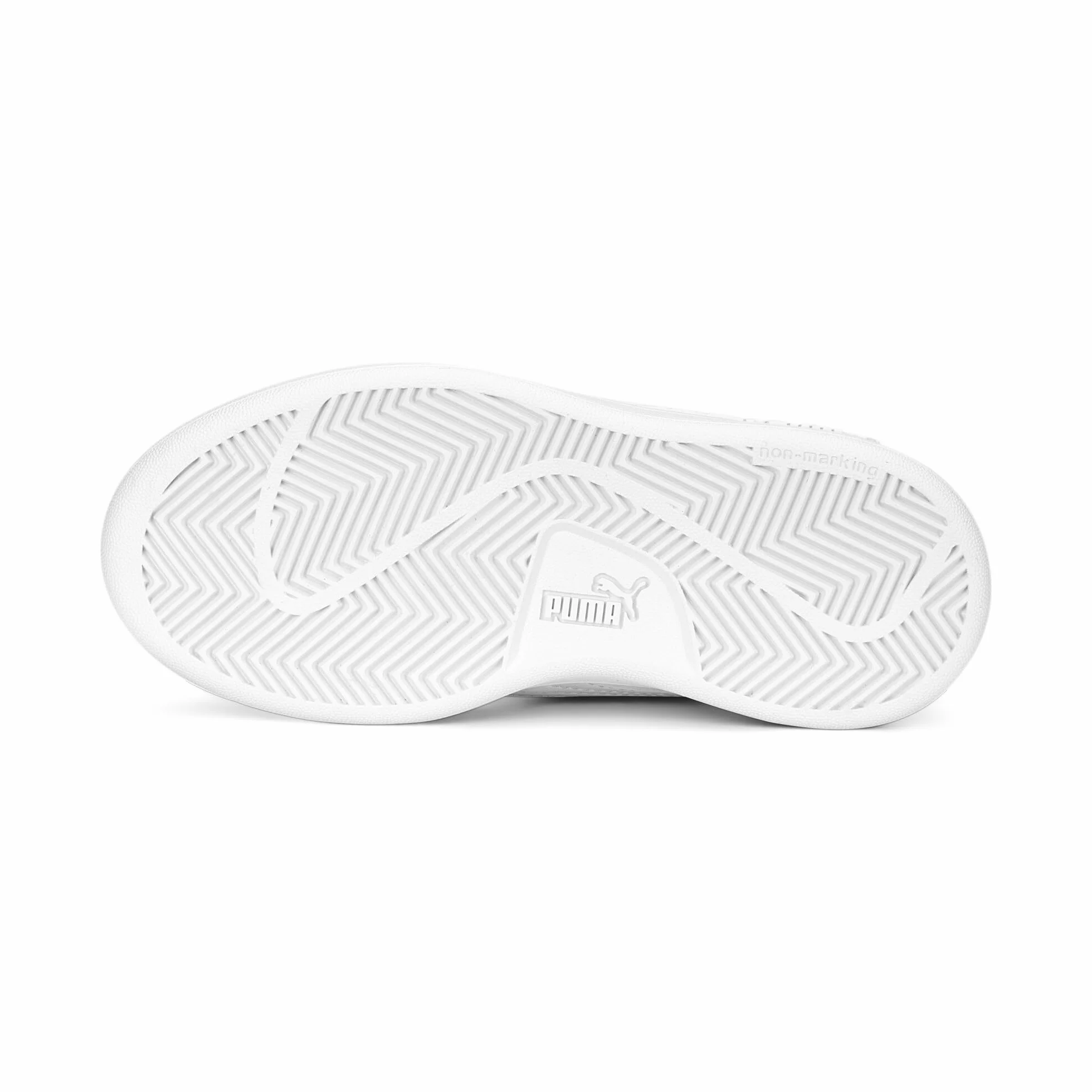PUMA Unisex Kids Smash 3.0 L V Ps Baskets, Puma White Cool Light Gray, 31 EU