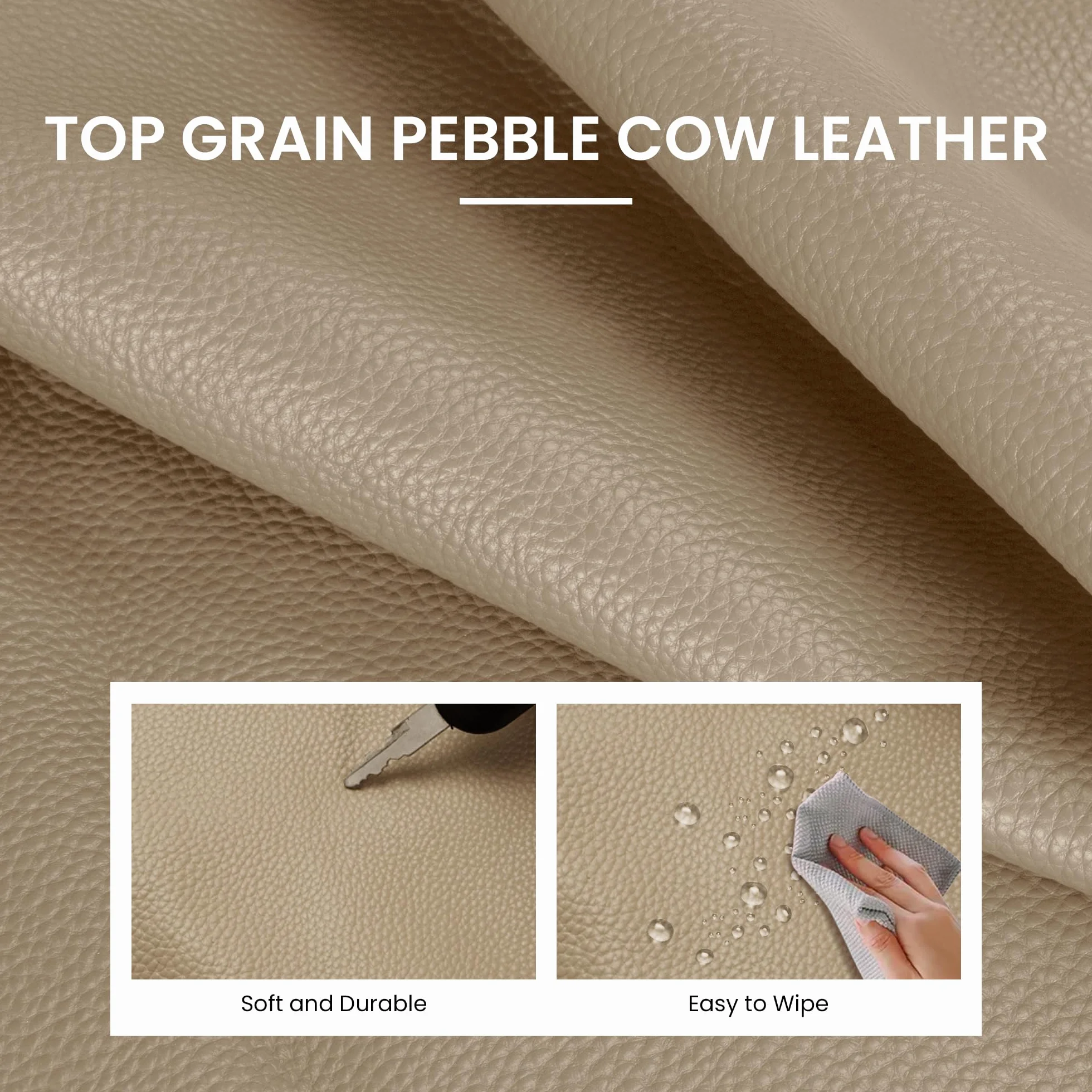 befen Sacs Hobo en Véritable Cuir pour Femmes, Cabas à Main Multifonction Sac a Main avec Ruban à Pompons pour Travail Shopping Party Voyage