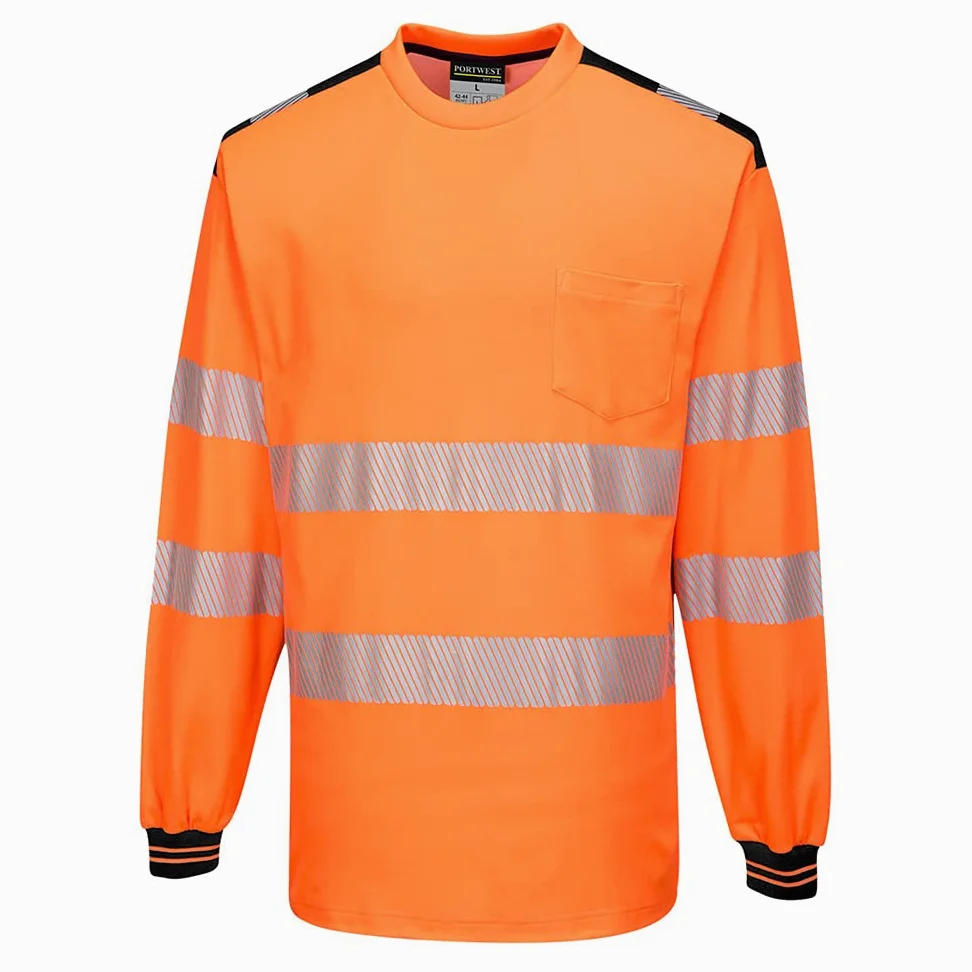 Portwest T-Shirt Manches Longues Haute visibilité Bicolor