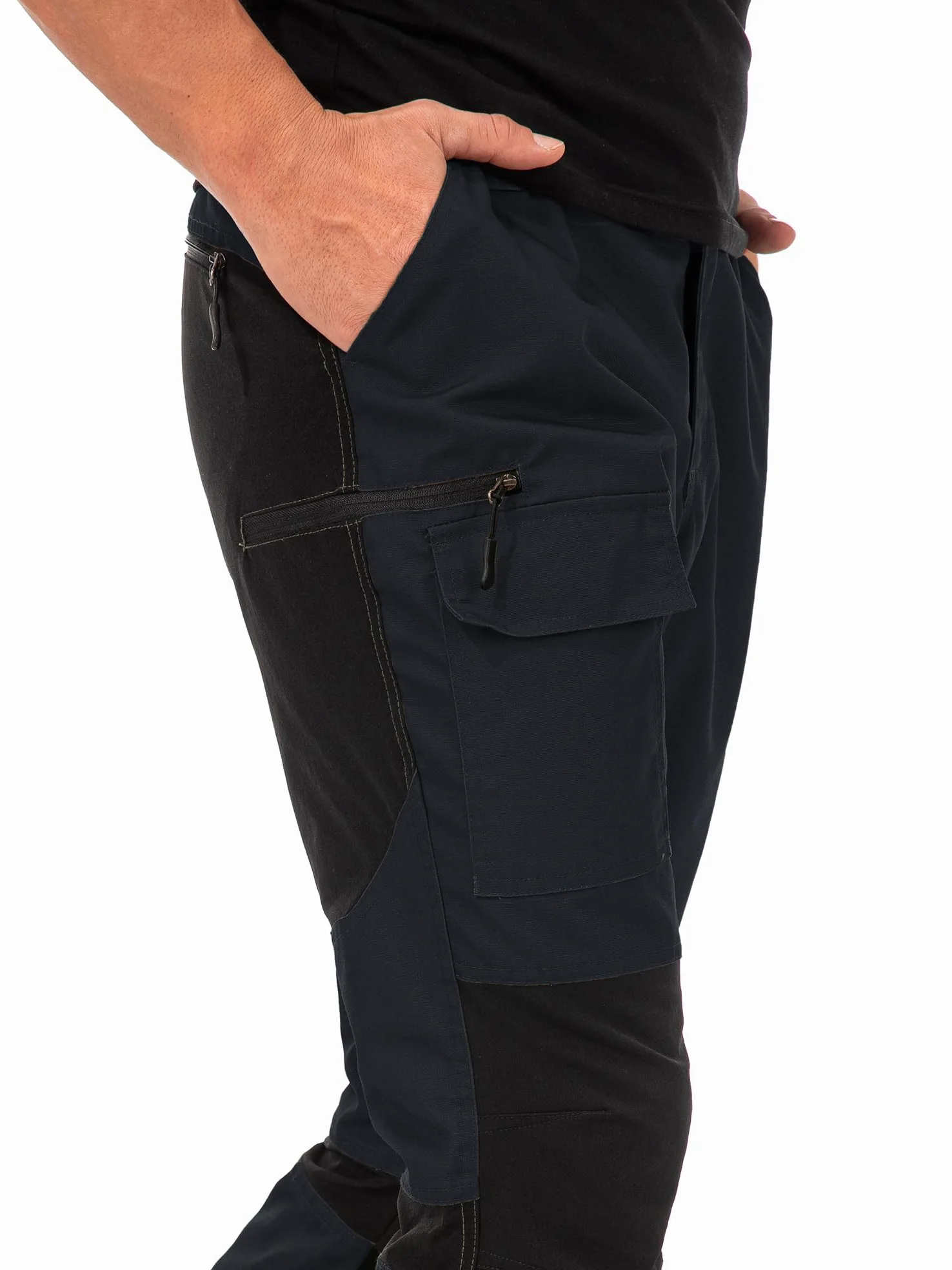 yeyity Pantalon de randonnée pour homme, robuste, respirant, durable, pantalon tactique, pantalon de travail, pour les activités de plein air et les travaux en extérieur