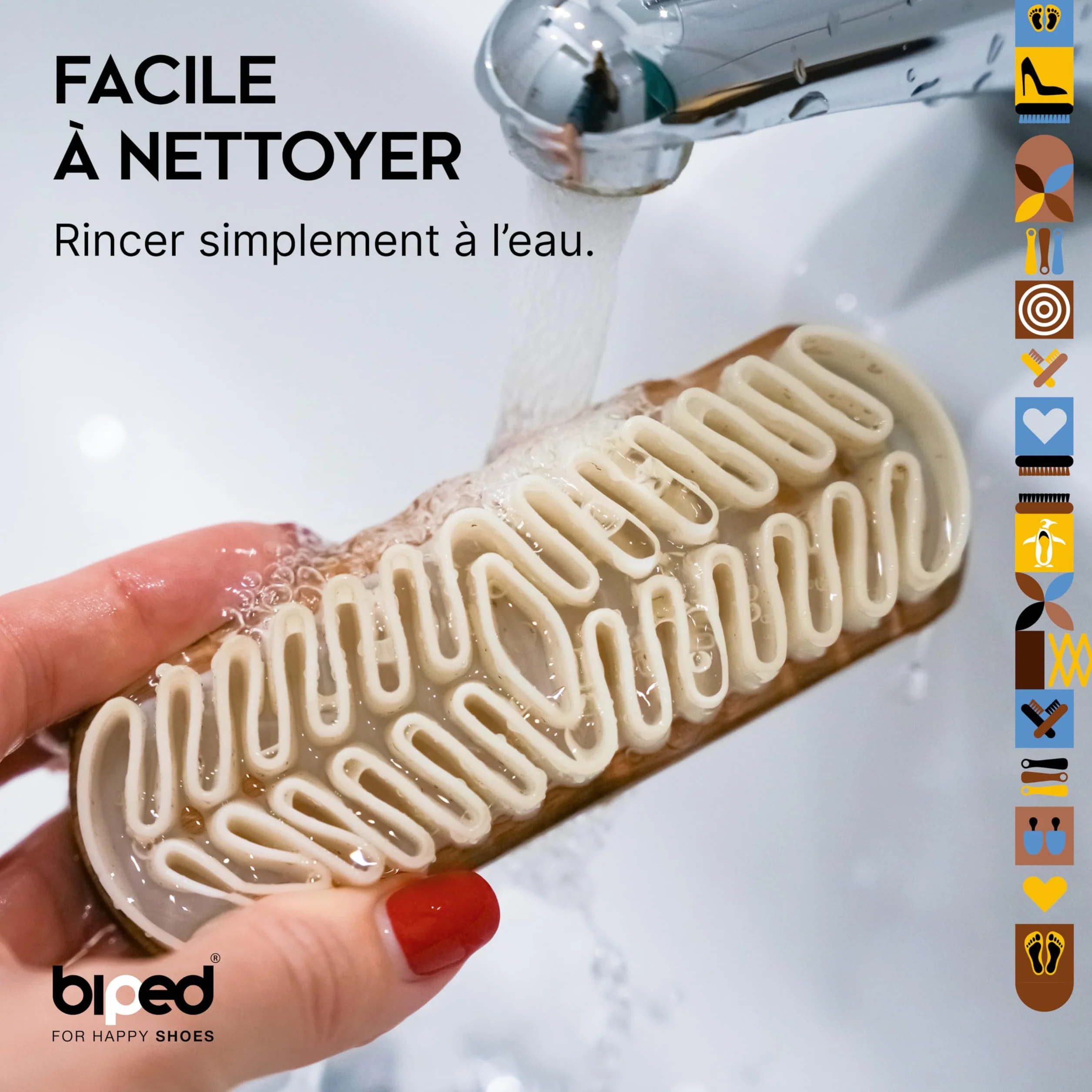 Brosse pour Cuir Nubuck & Peaux en Daim – Brosse crêpe en Bois – Classic Edition
