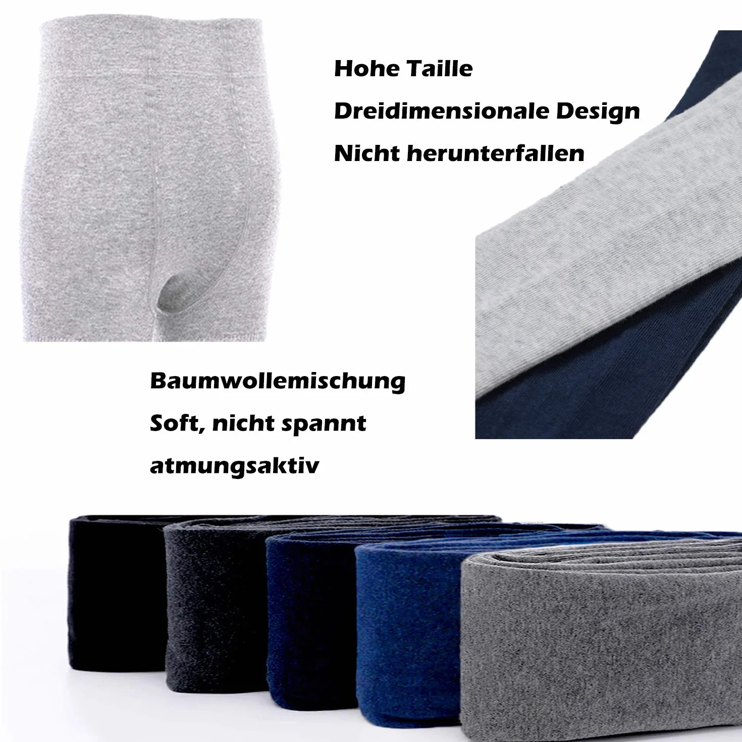 Libella Lot de 6 Collants Chaussettes Bébé Enfants Coton 1-8 ans